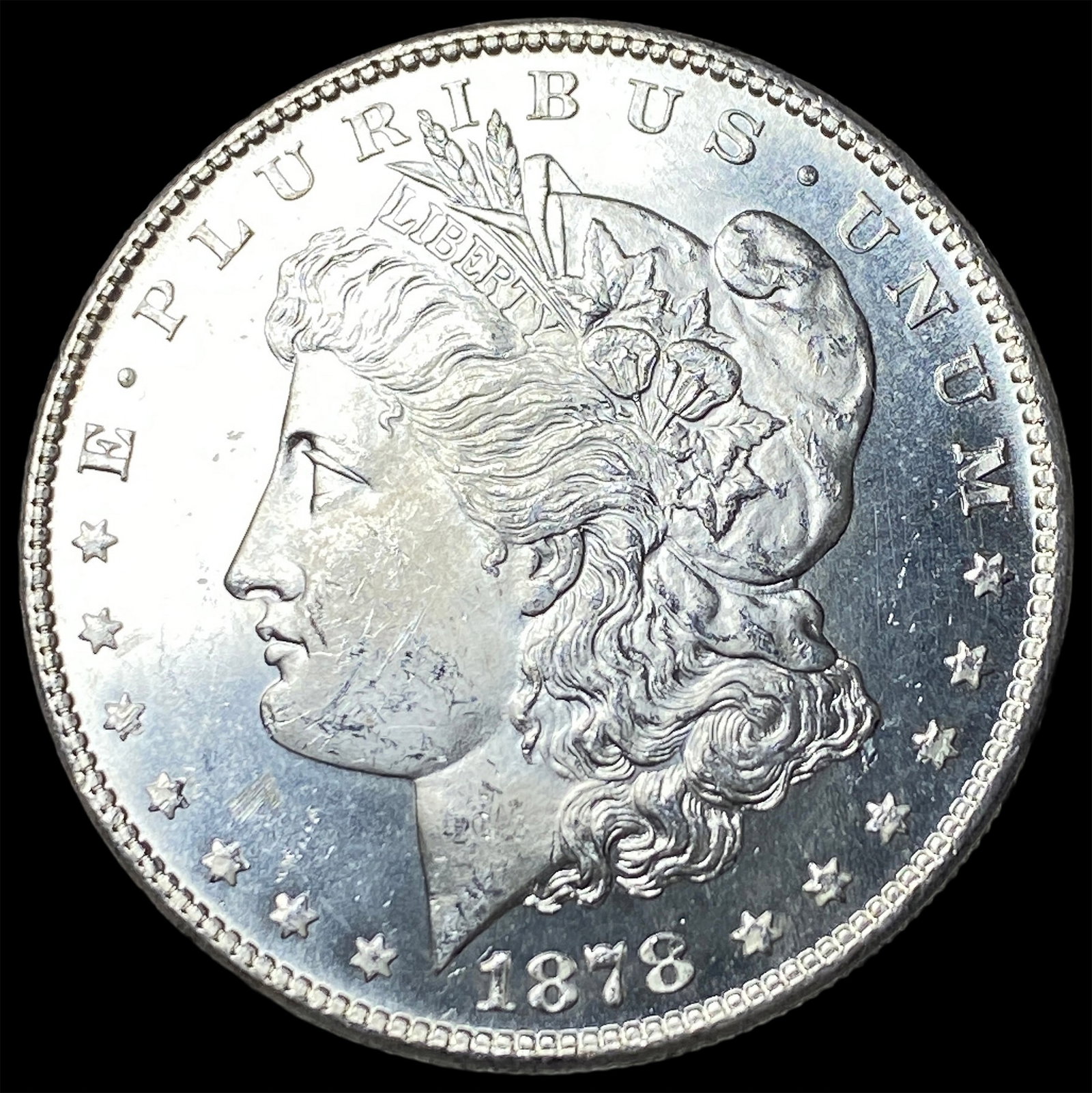 1878-S Silver Morgan Dollar CHOICE BU: 1878-S Silver Morgan Dollar CHOICE BU