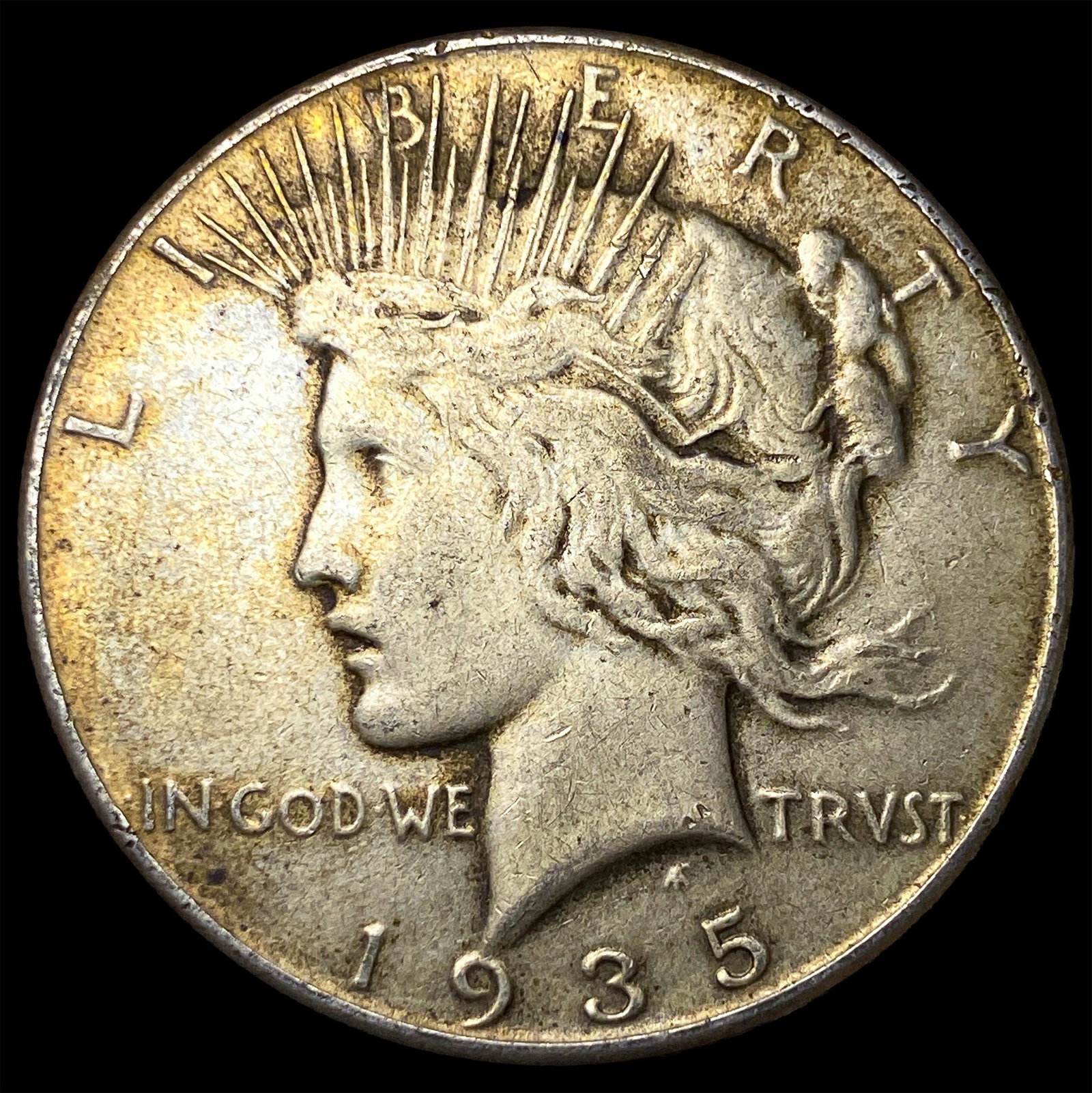1935 Silver Peace Dollar NEARLY UNCIRCULATED: 1935 Silver Peace Dollar NEARLY UNCIRCULATED