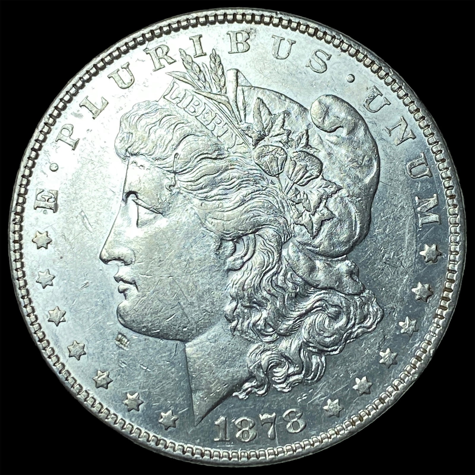 1878 Silver Morgan Dollar CLOSELY UNCIRCULATED: 1878 Silver Morgan Dollar CLOSELY UNCIRCULATED