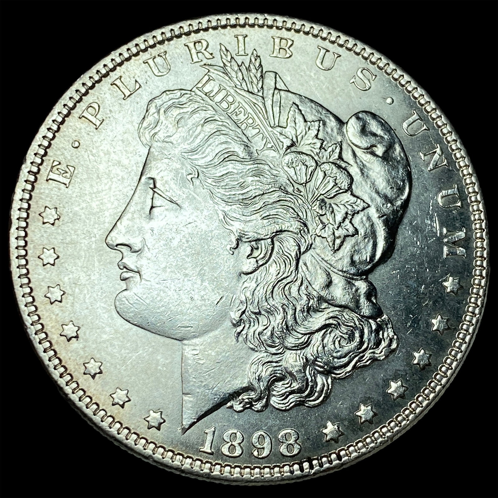 1898 Silver Morgan Dollar UNCIRCULATED: 1898 Silver Morgan Dollar UNCIRCULATED