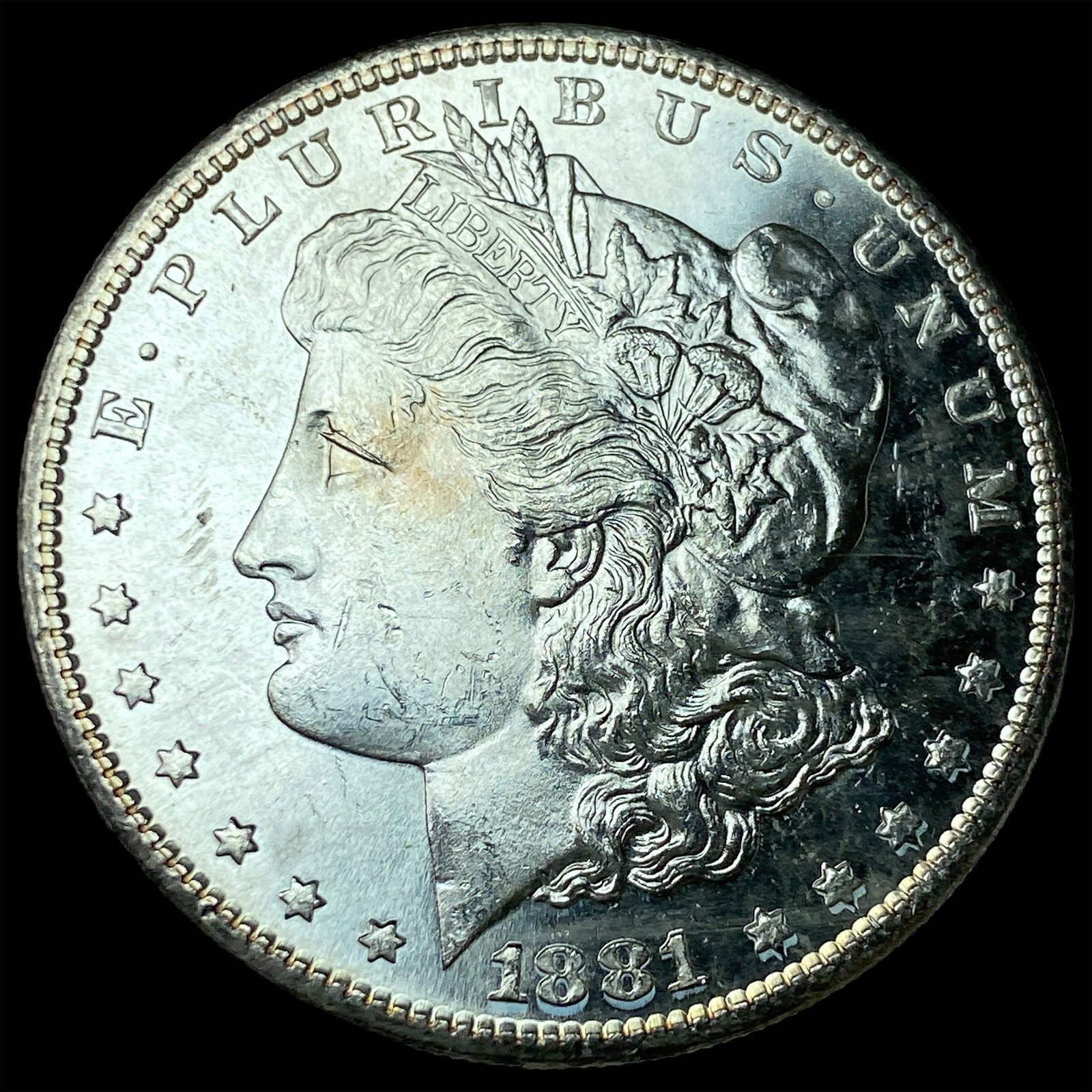 1881-S Silver Morgan Dollar UNCIRCULATED: 1881-S Silver Morgan Dollar UNCIRCULATED