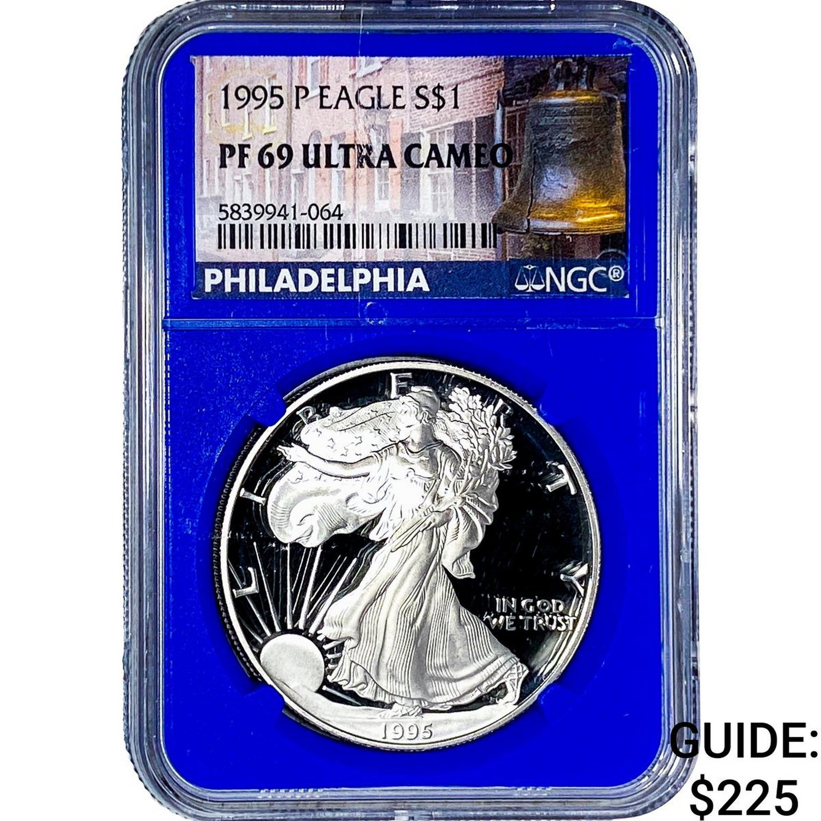 1995 Silver Eagle NGC PF69 Ultra Cameo (1 of 2)
