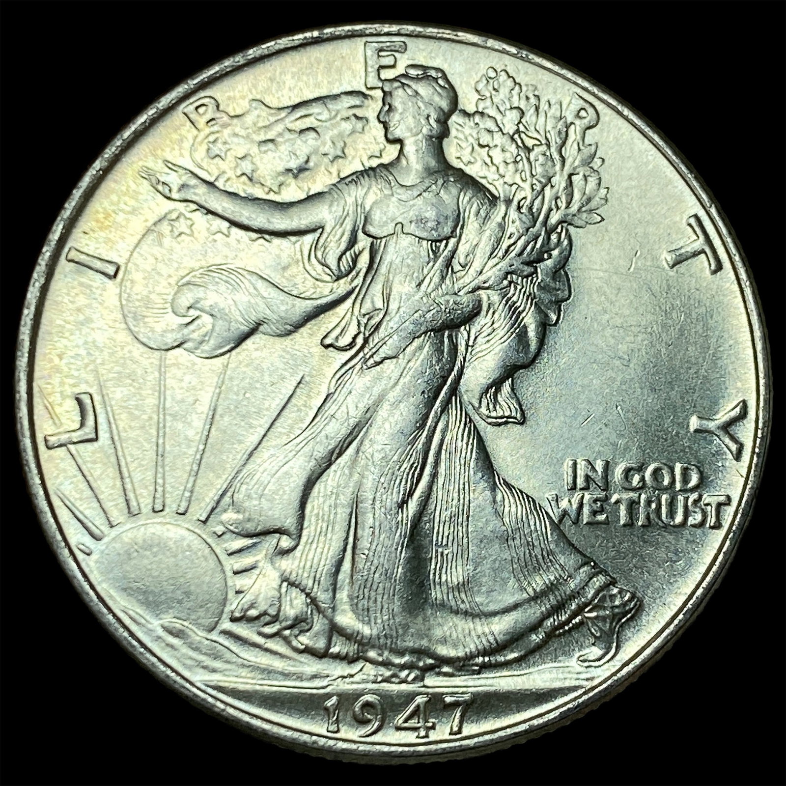 1947 Silver Walking Liberty Half Dollar UNCIRCULATED: 1947 Silver Walking Liberty Half Dollar UNCIRCULATED