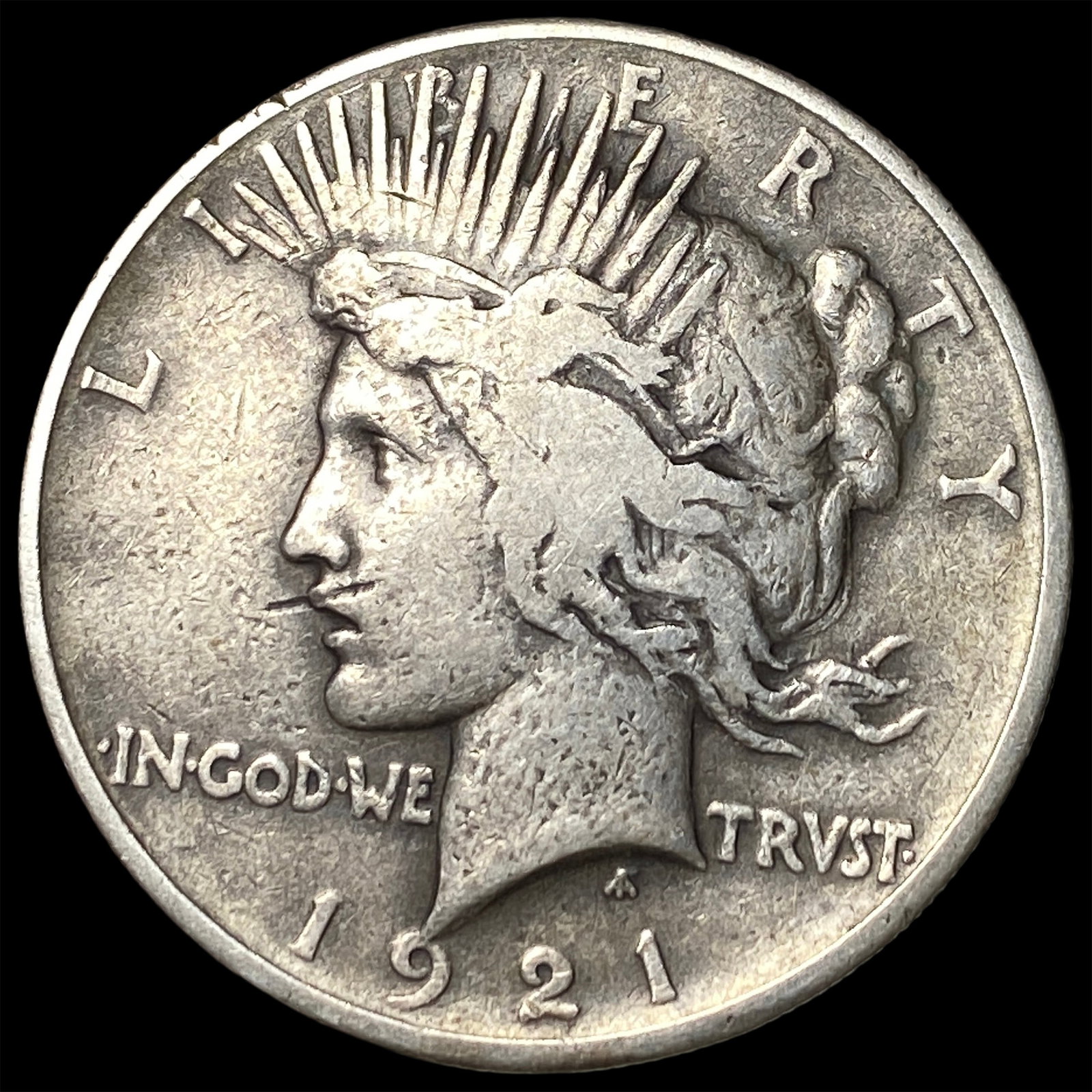 1921 Silver Peace Dollar NEARLY UNCIRCULATED: 1921 Silver Peace Dollar NEARLY UNCIRCULATED