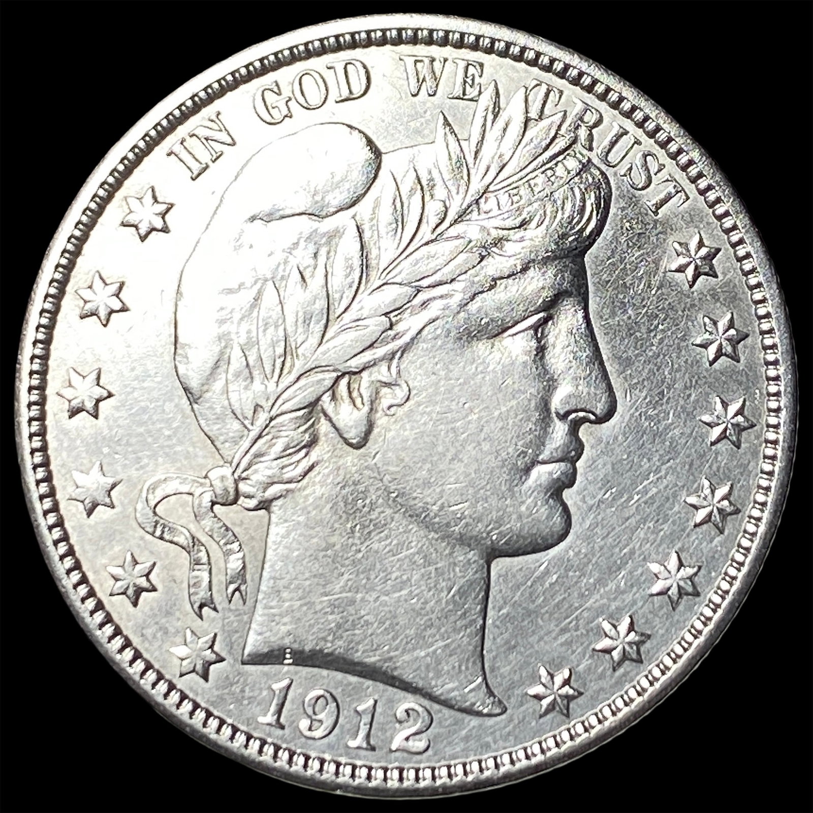 1912-D Silver Barber Half Dollar UNCIRCULATED: 1912-D Silver Barber Half Dollar UNCIRCULATED