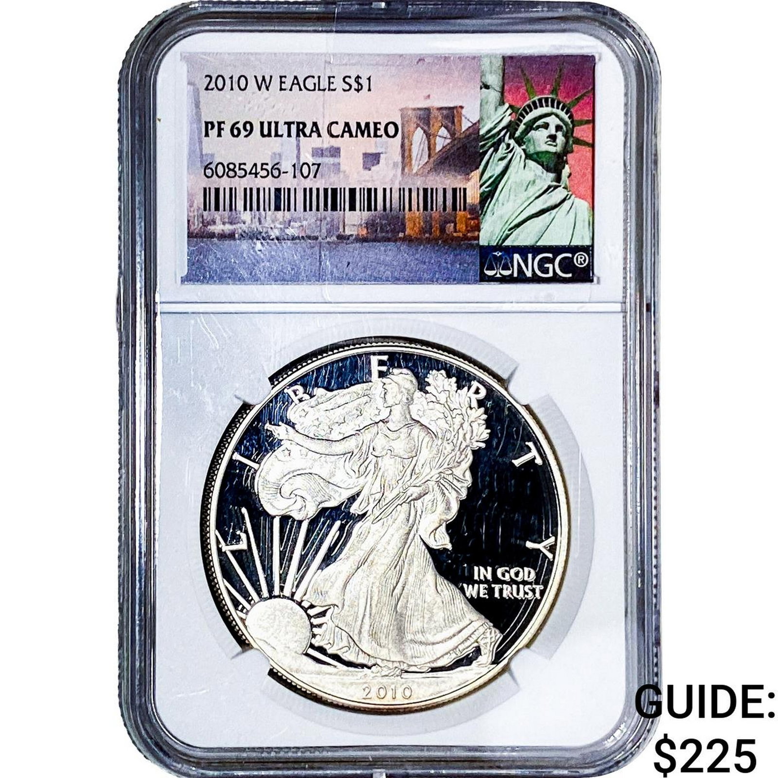 2010 Silver Eagle NGC PF69 Ultra Cameo: 2010 Silver Eagle NGC PF69 Ultra Cameo