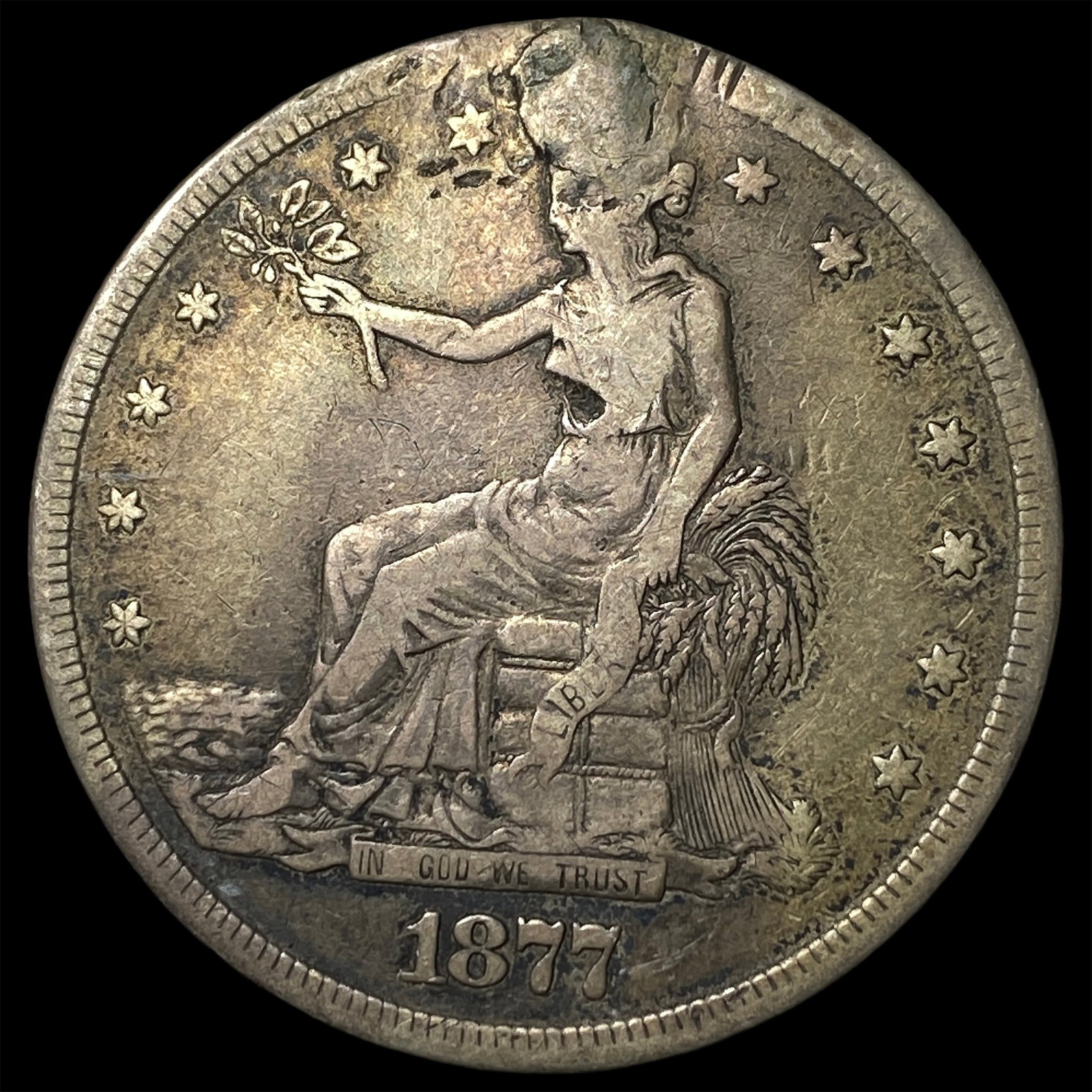 1877-S Silver Trade Dollar HIGH GRADE: 1877-S Silver Trade Dollar HIGH GRADE
