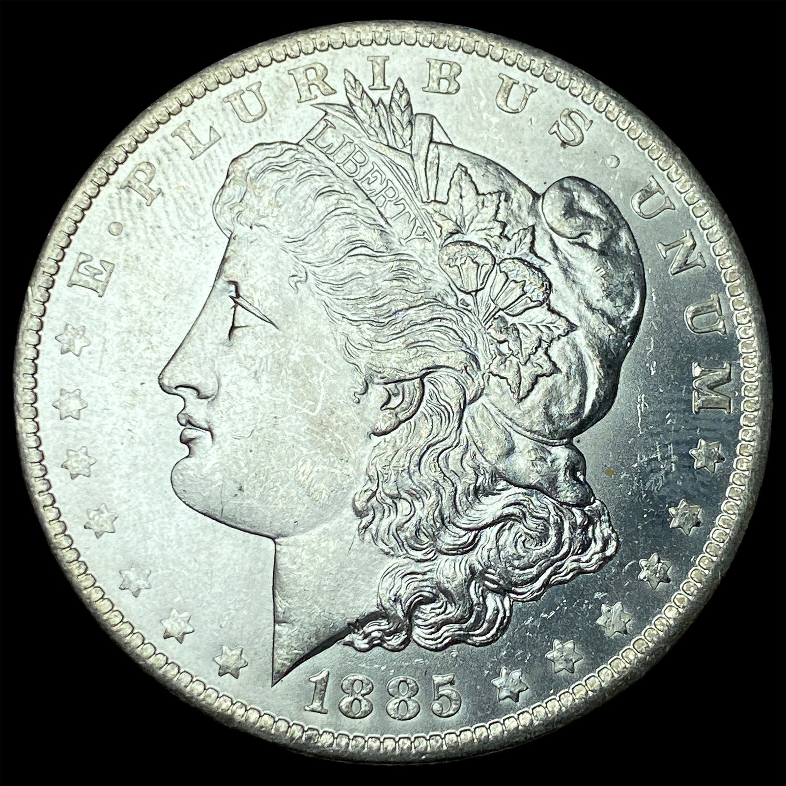 1885-O Silver Morgan Dollar CHOICE BU: 1885-O Silver Morgan Dollar CHOICE BU