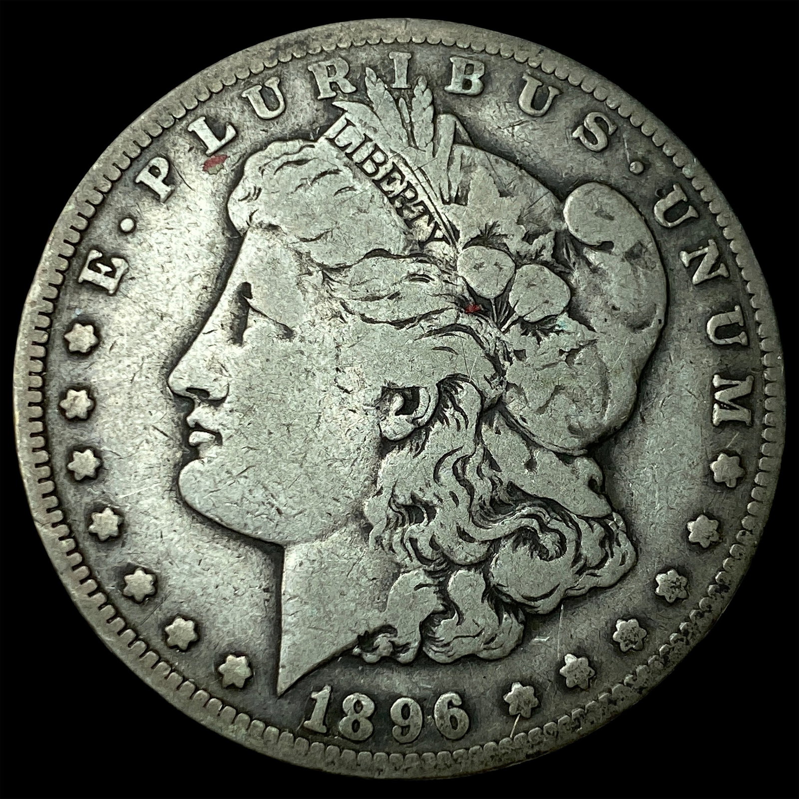 1896-S Silver Morgan Dollar LIGHTLY CIRCULATED: 1896-S Silver Morgan Dollar LIGHTLY CIRCULATED
