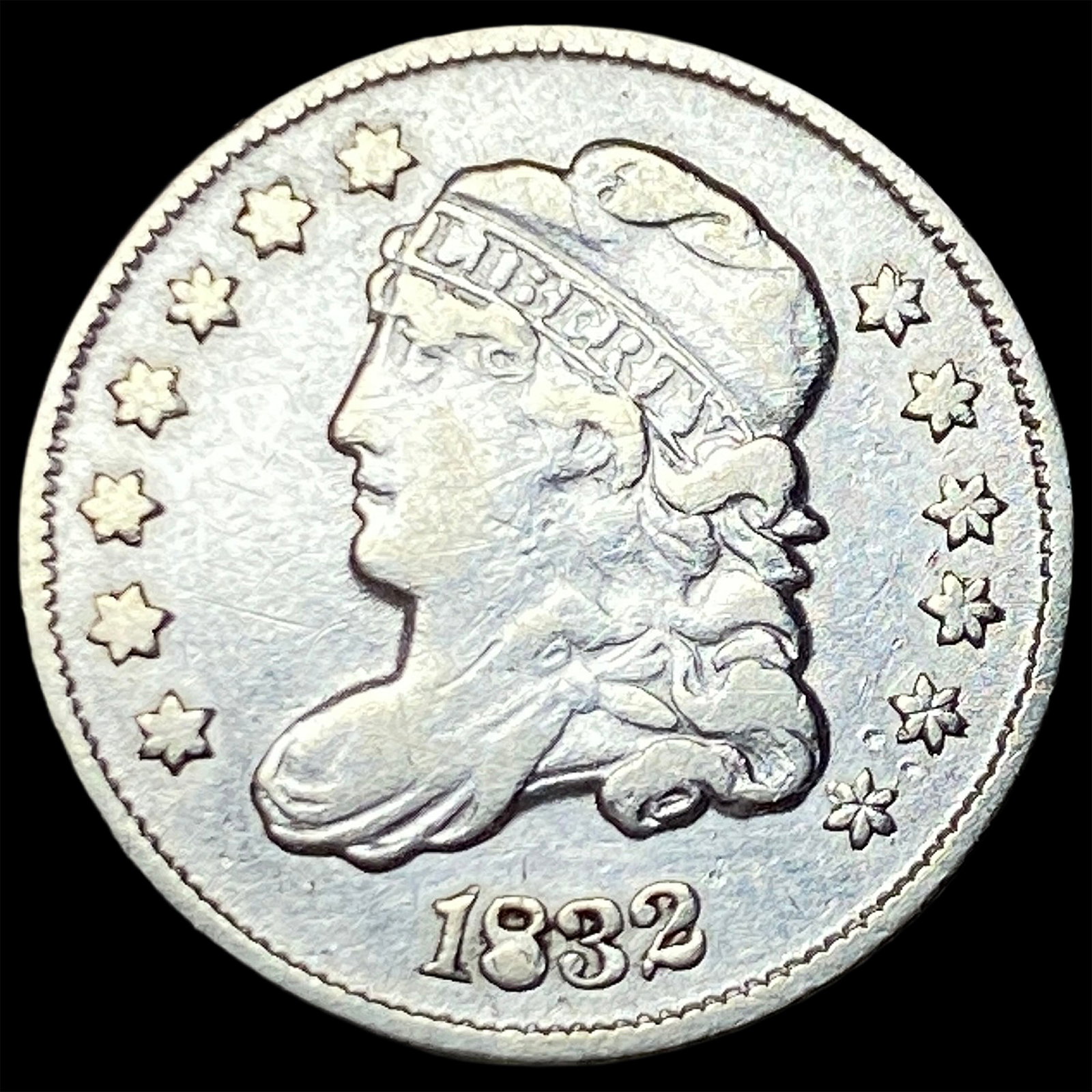 1832 Capped Bust Half Dime CHOICE AU: 1832 Capped Bust Half Dime CHOICE AU