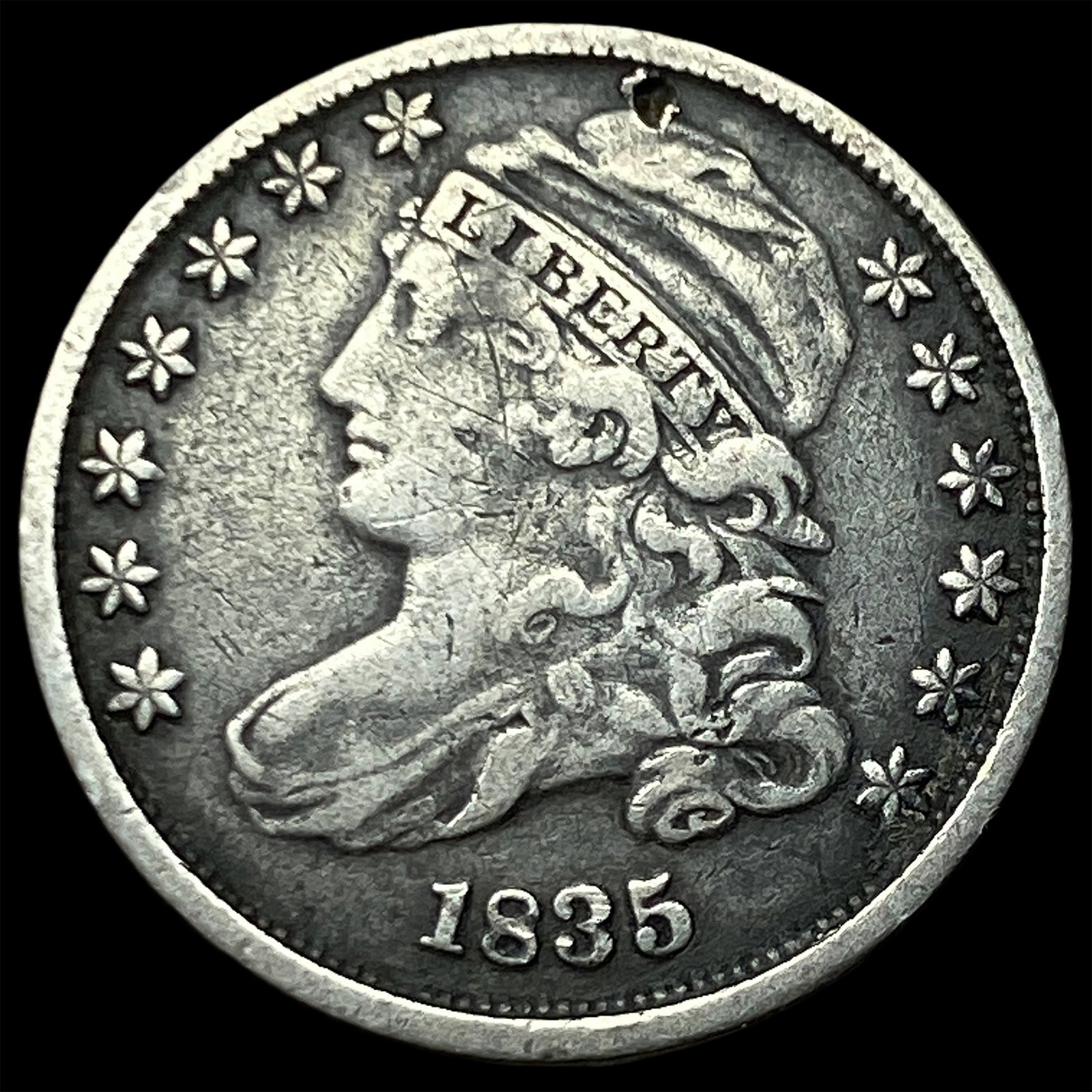1835 Capped Bust Dime LIGHTLY CIRCULATED: 1835 Capped Bust Dime LIGHTLY CIRCULATED