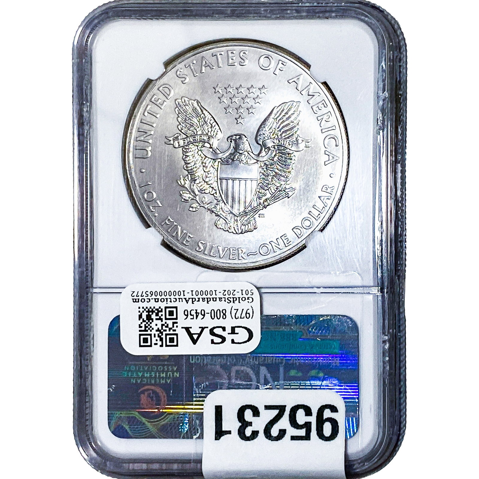 2012 Silver Eagle NGC MS69 - 2