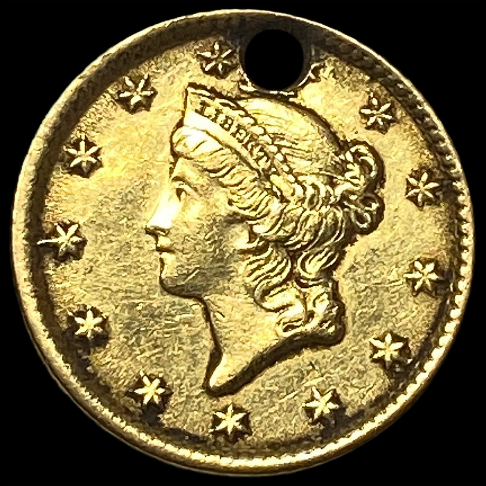 1854 Gold $1 Liberty Head Type 1 HIGH GRADE: 1854 Gold $1 Liberty Head Type 1 HIGH GRADE