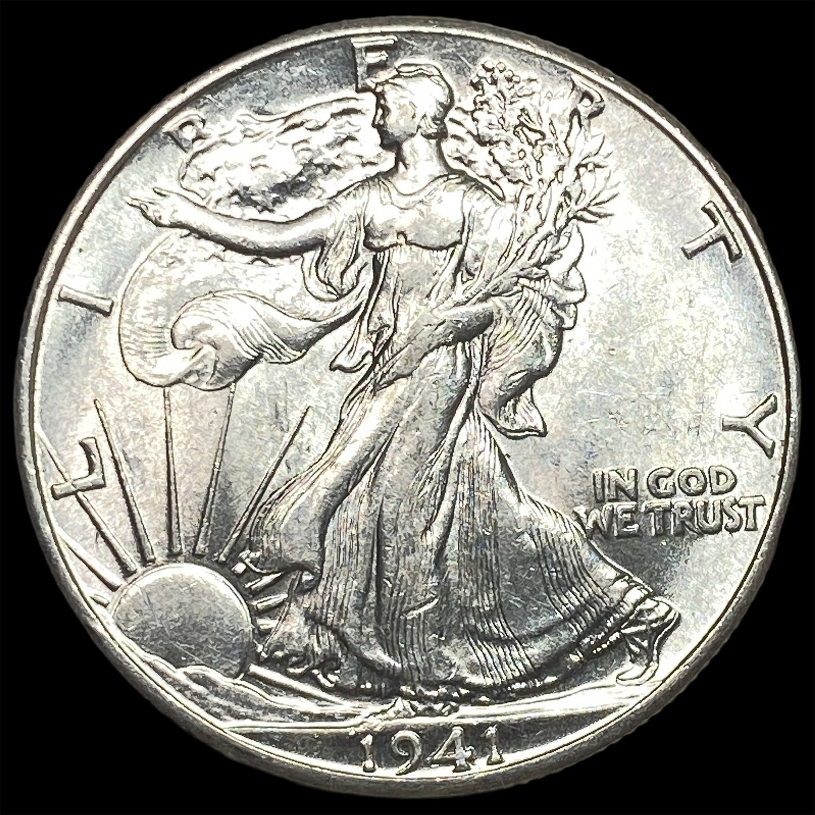 1941 Silver Walking Liberty Half Dollar CHOICE BU: 1941 Silver Walking Liberty Half Dollar CHOICE BU