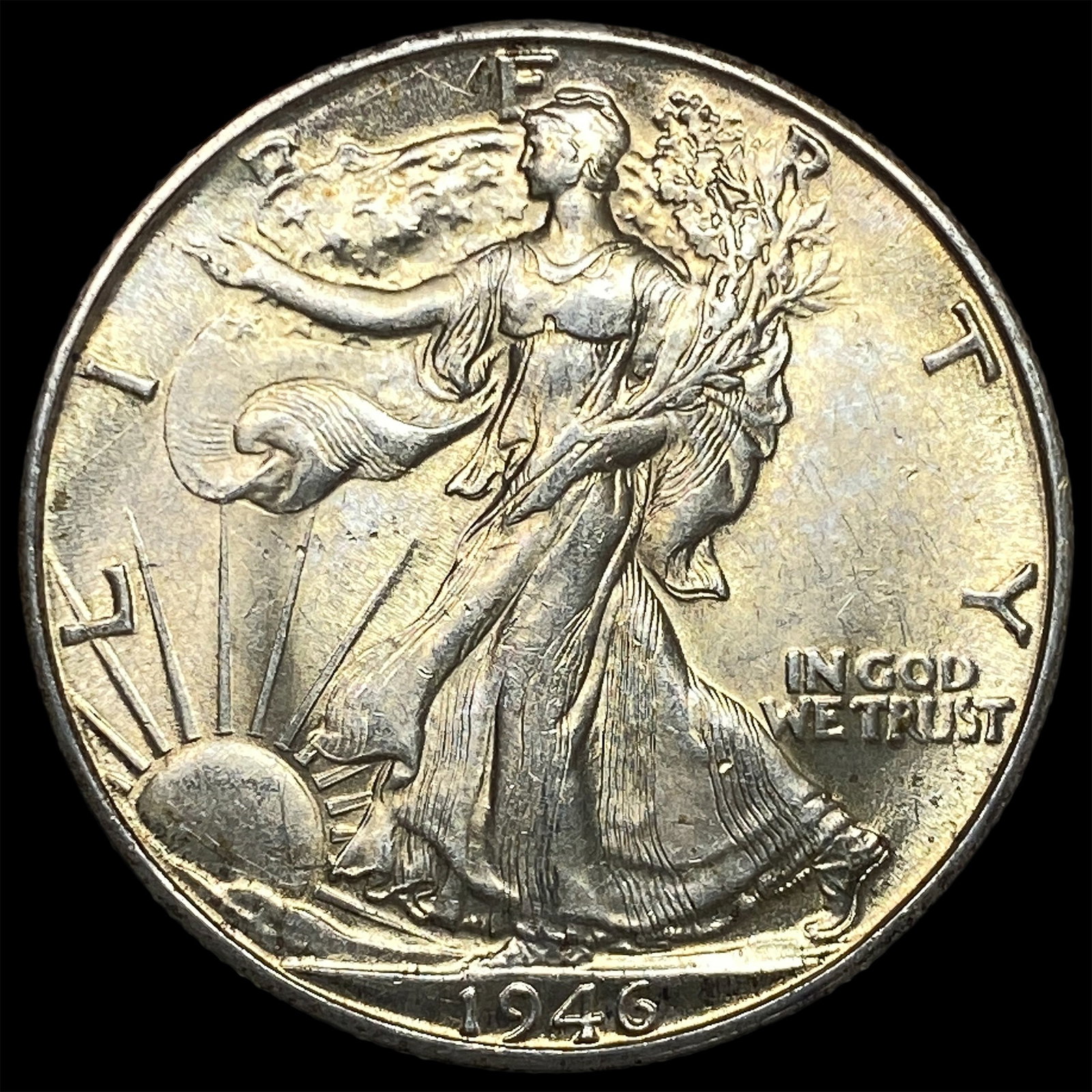 1946-D Silver Walking Liberty Half Dollar GEM BU: 1946-D Silver Walking Liberty Half Dollar GEM BU