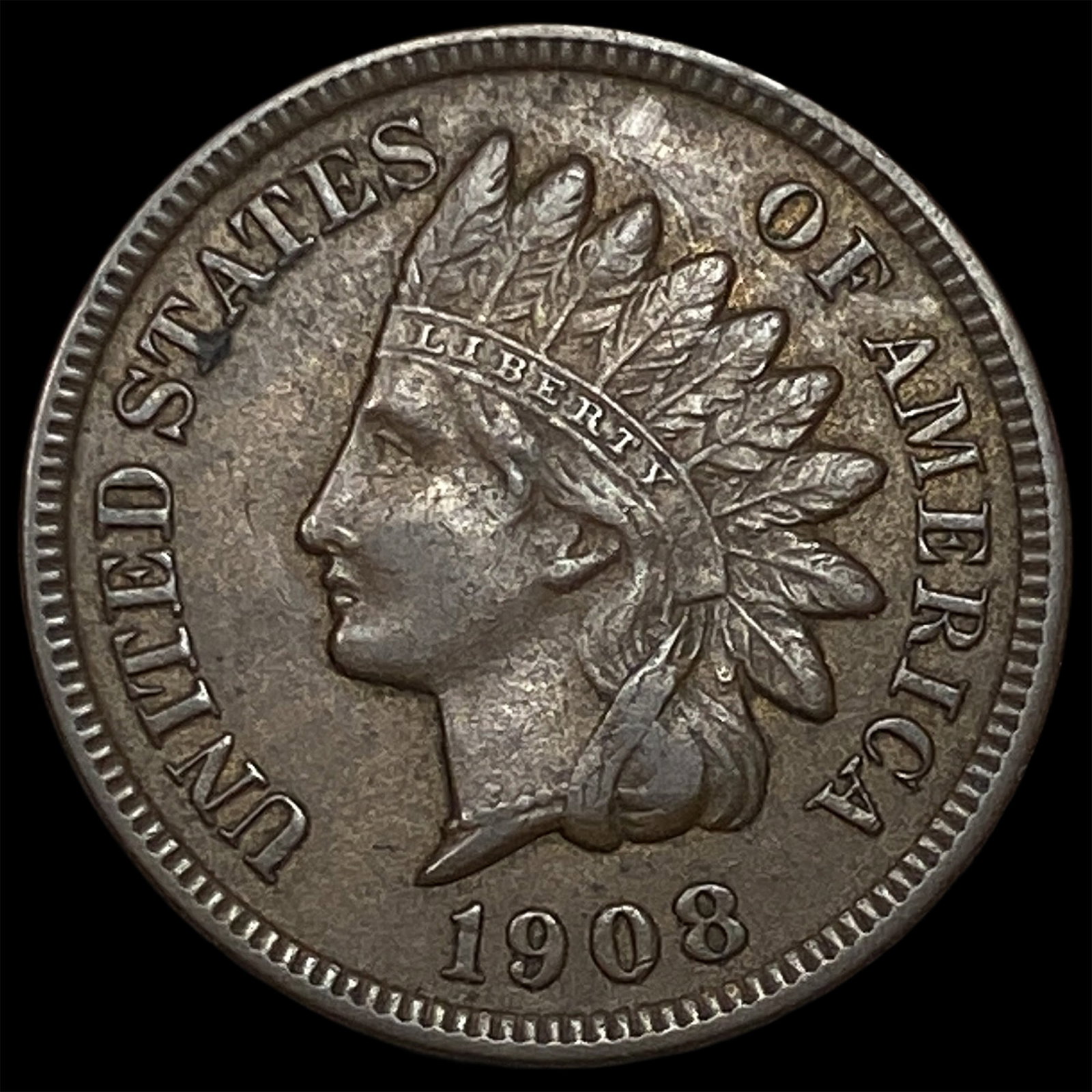 1908-S Indian Head Cent CHOICE AU (1 of 2)