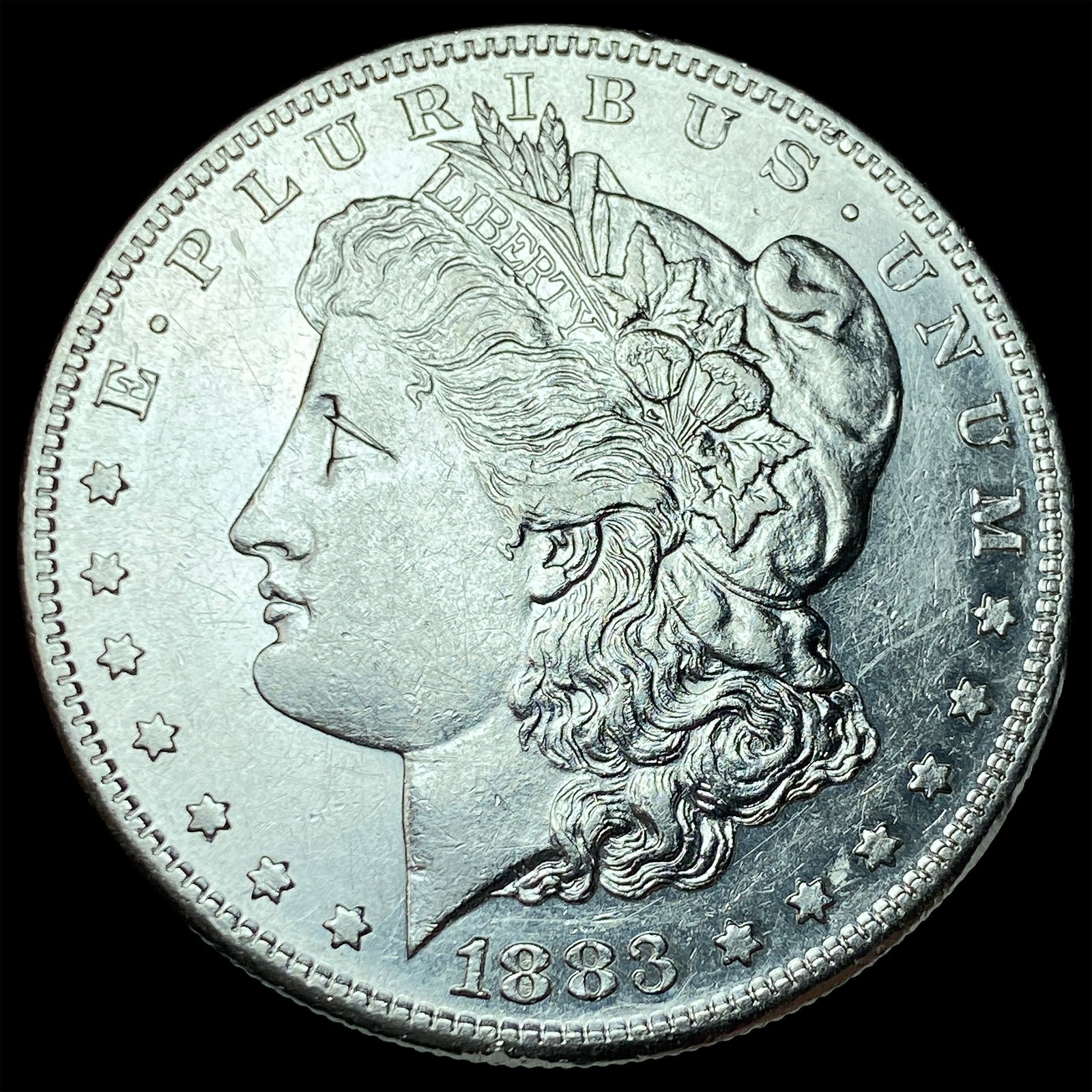 1883-S Silver Morgan Dollar CHOICE AU: 1883-S Silver Morgan Dollar CHOICE AU