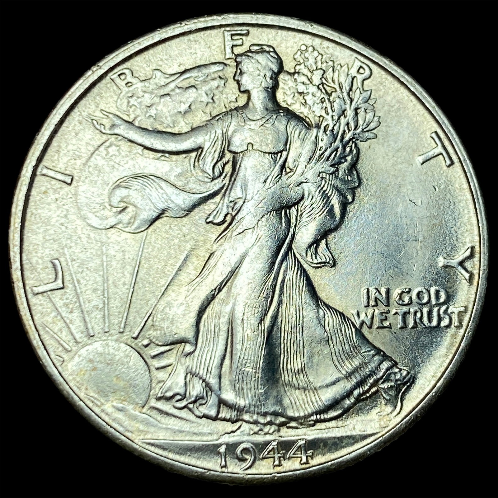 1944-S Silver Walking Liberty Half Dollar CHOICE BU: 1944-S Silver Walking Liberty Half Dollar CHOICE BU