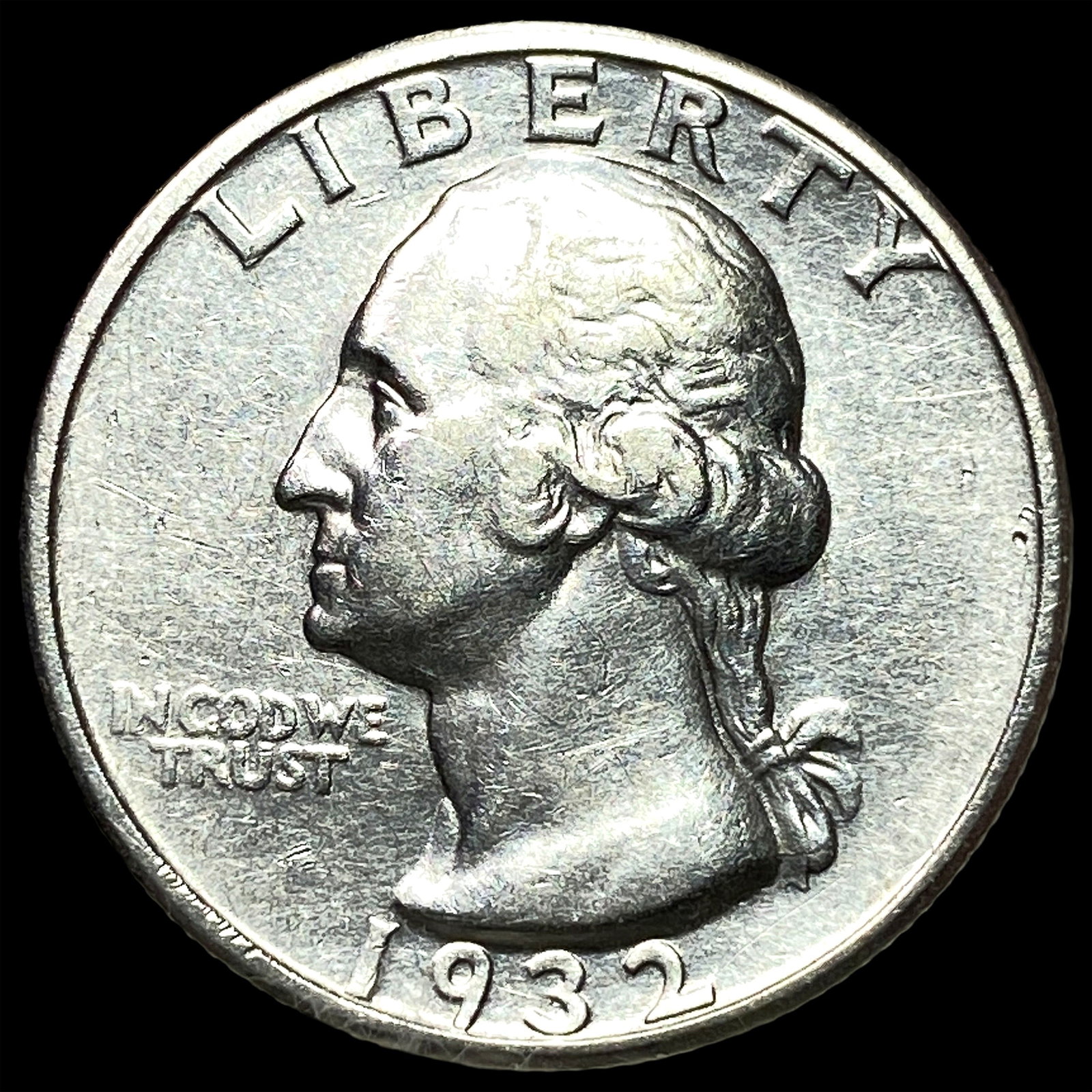 1932 Silver Quarter Dollar UNCIRCULATED: 1932 Silver Quarter Dollar UNCIRCULATED
