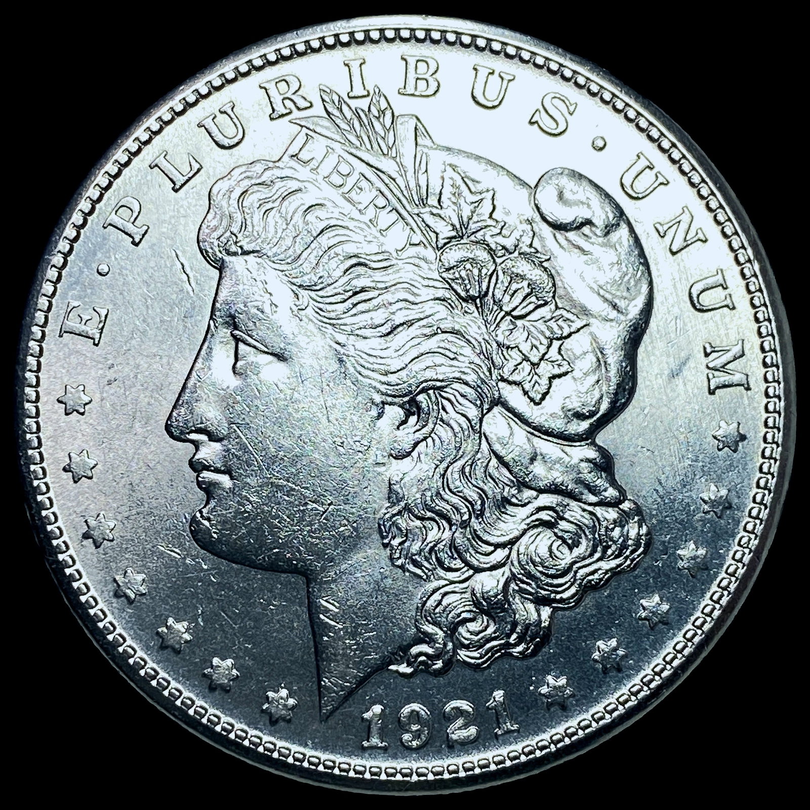 1921-S Silver Morgan Dollar GEM BU (1 of 2)