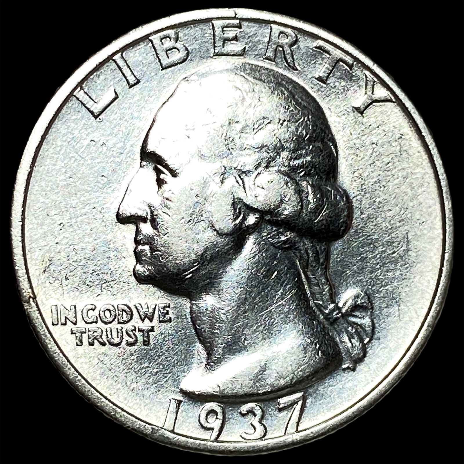 1937-S Silver Washington Quarter UNCIRCULATED: 1937-S Silver Washington Quarter UNCIRCULATED