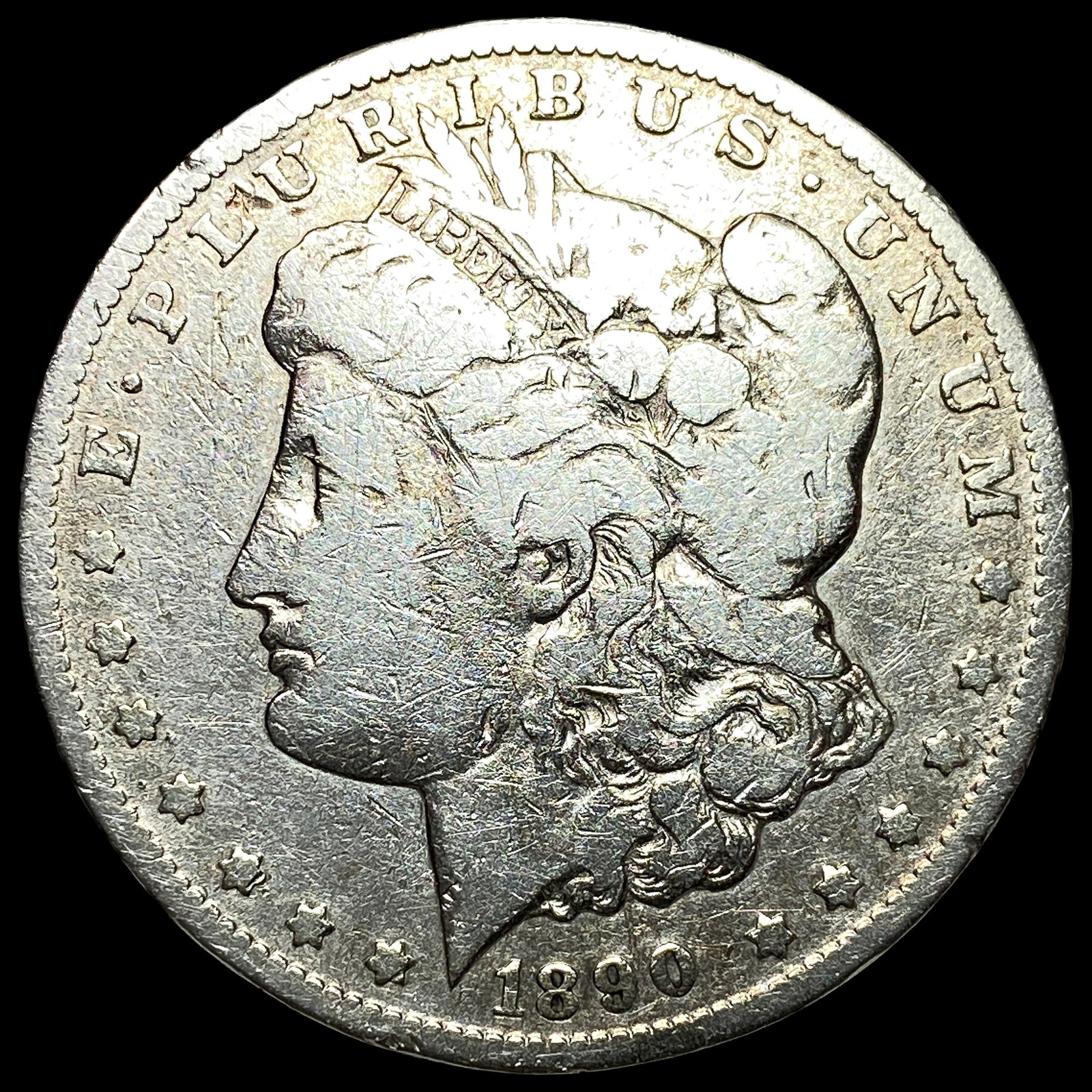 1890-O Silver Morgan Dollar LIGHTLY CIRCULATED: 1890-O Silver Morgan Dollar LIGHTLY CIRCULATED