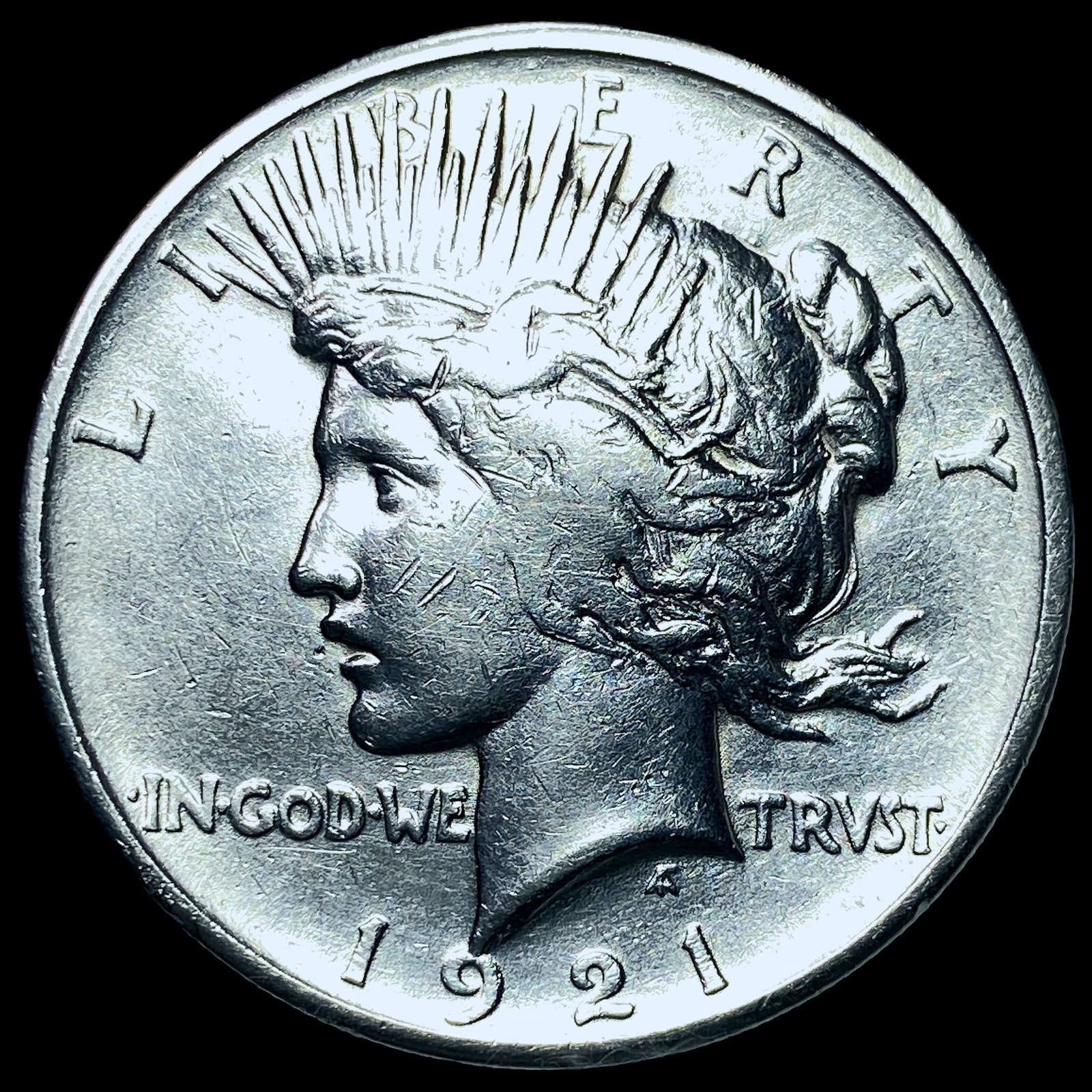 1921 Silver Peace Dollar CHOICE AU: 1921 Silver Peace Dollar CHOICE AU