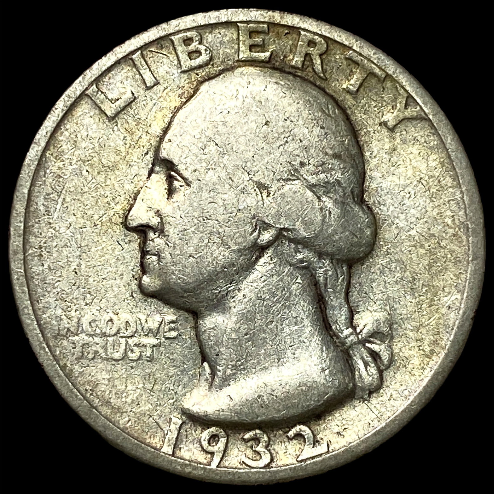 1932-S Silver Washington Quarter NEARLY UNCIRCULATED: 1932-S Silver Washington Quarter NEARLY UNCIRCULATED