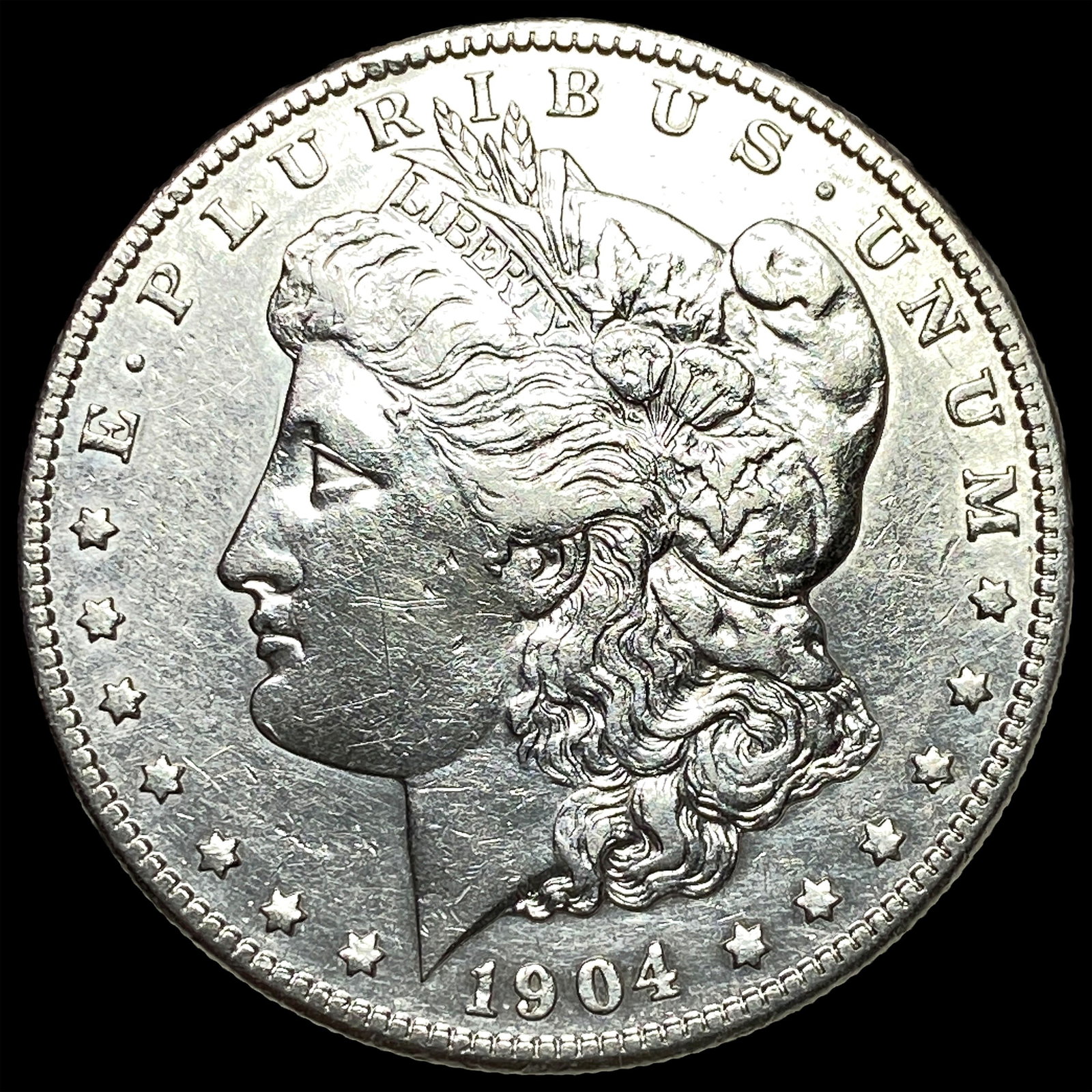 1904-S Silver Morgan Dollar CLOSELY UNCIRCULATED: 1904-S Silver Morgan Dollar CLOSELY UNCIRCULATED