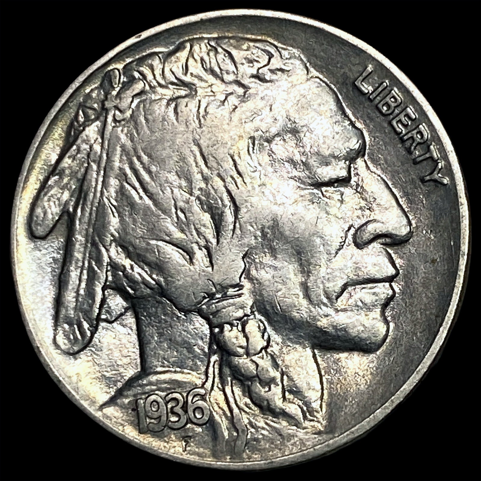 1936 Buffalo Nickel CLOSELY UNCIRCULATED: 1936 Buffalo Nickel CLOSELY UNCIRCULATED