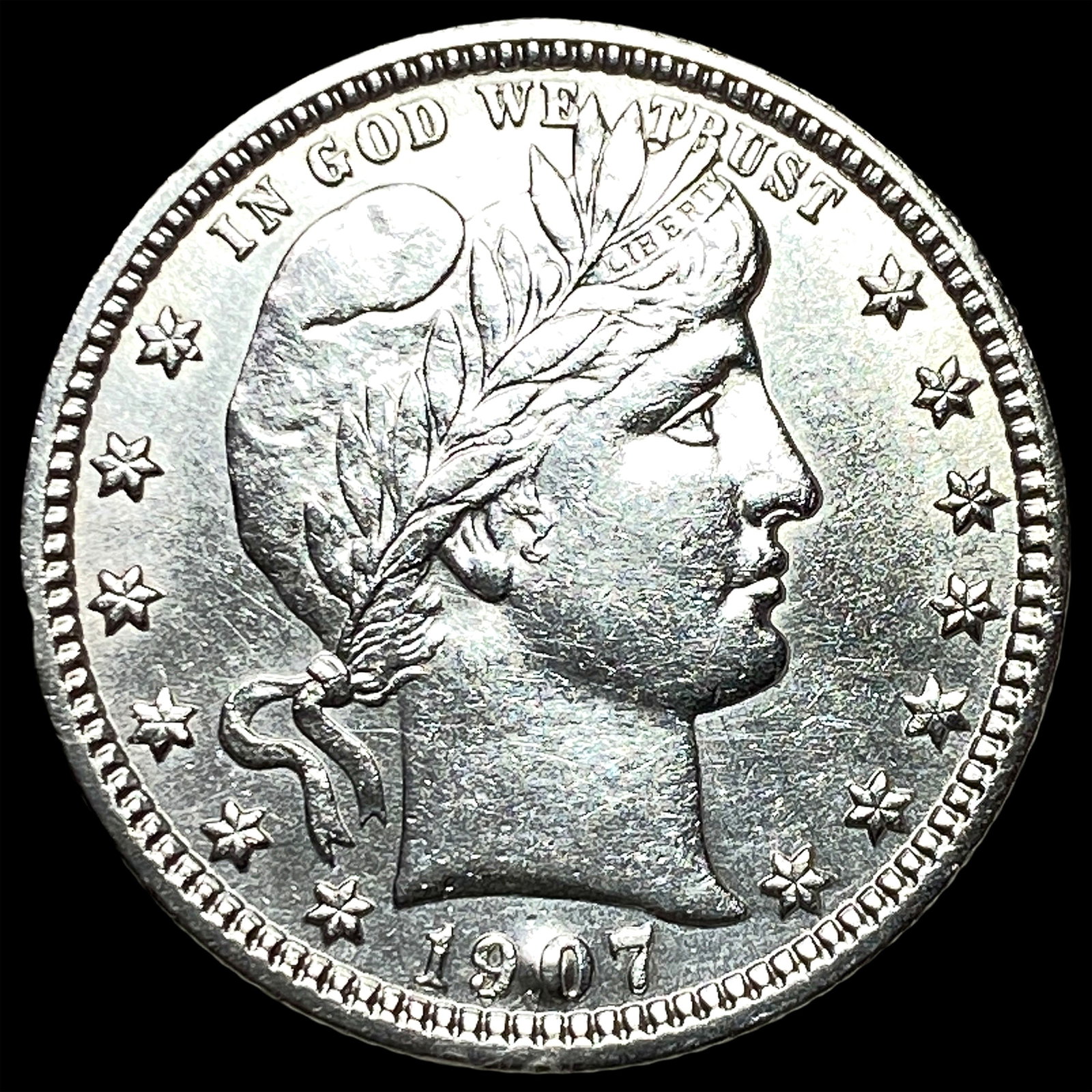 1907-D Barber Quarter HIGH GRADE: 1907-D Barber Quarter HIGH GRADE