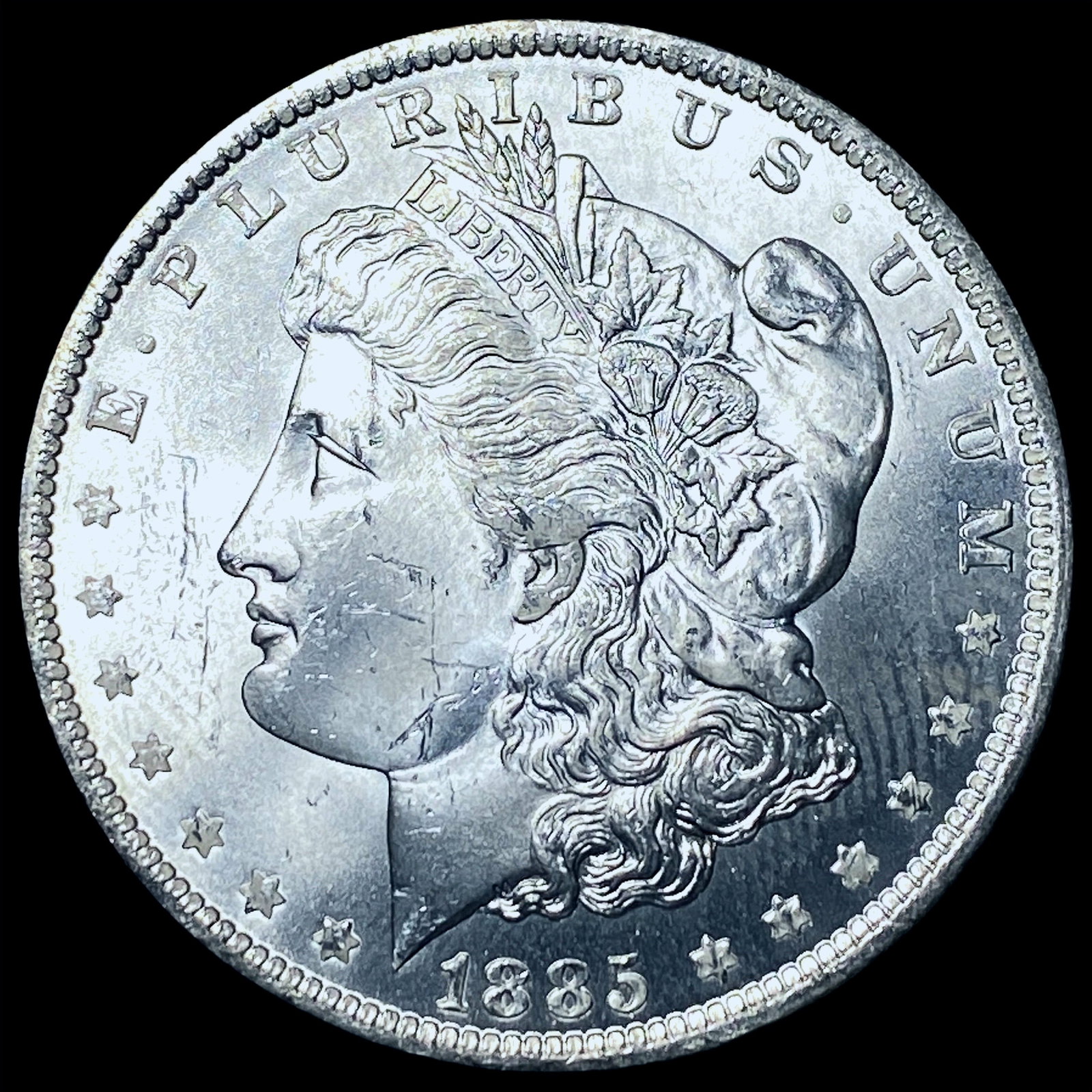1885-O Morgan Silver Dollar GEM BU: 1885-O Morgan Silver Dollar GEM BU