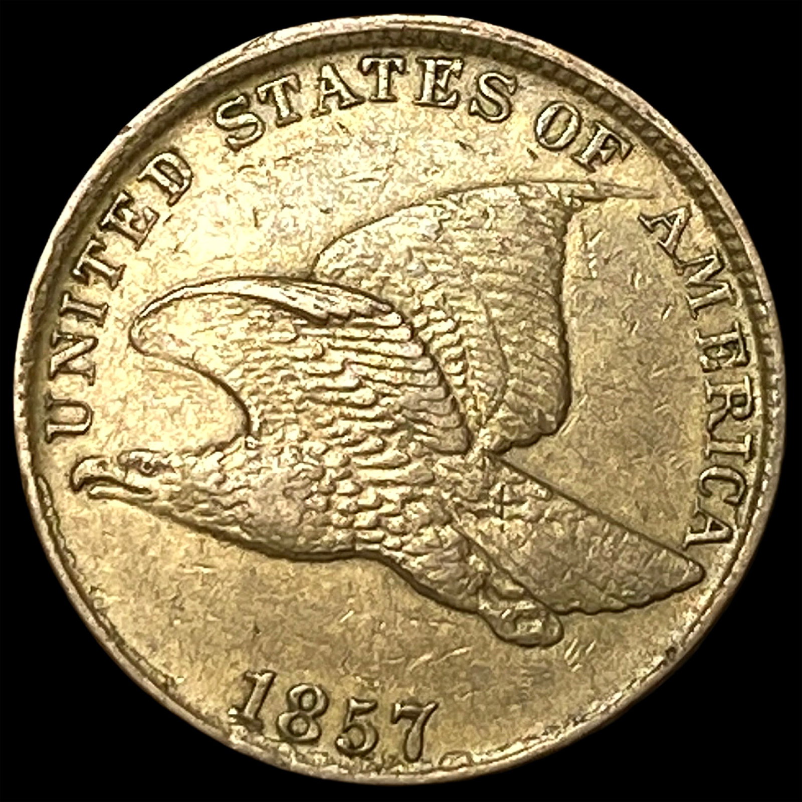 1857 Flying Eagle Cent UNCIRCULATED: 1857 Flying Eagle Cent UNCIRCULATED
