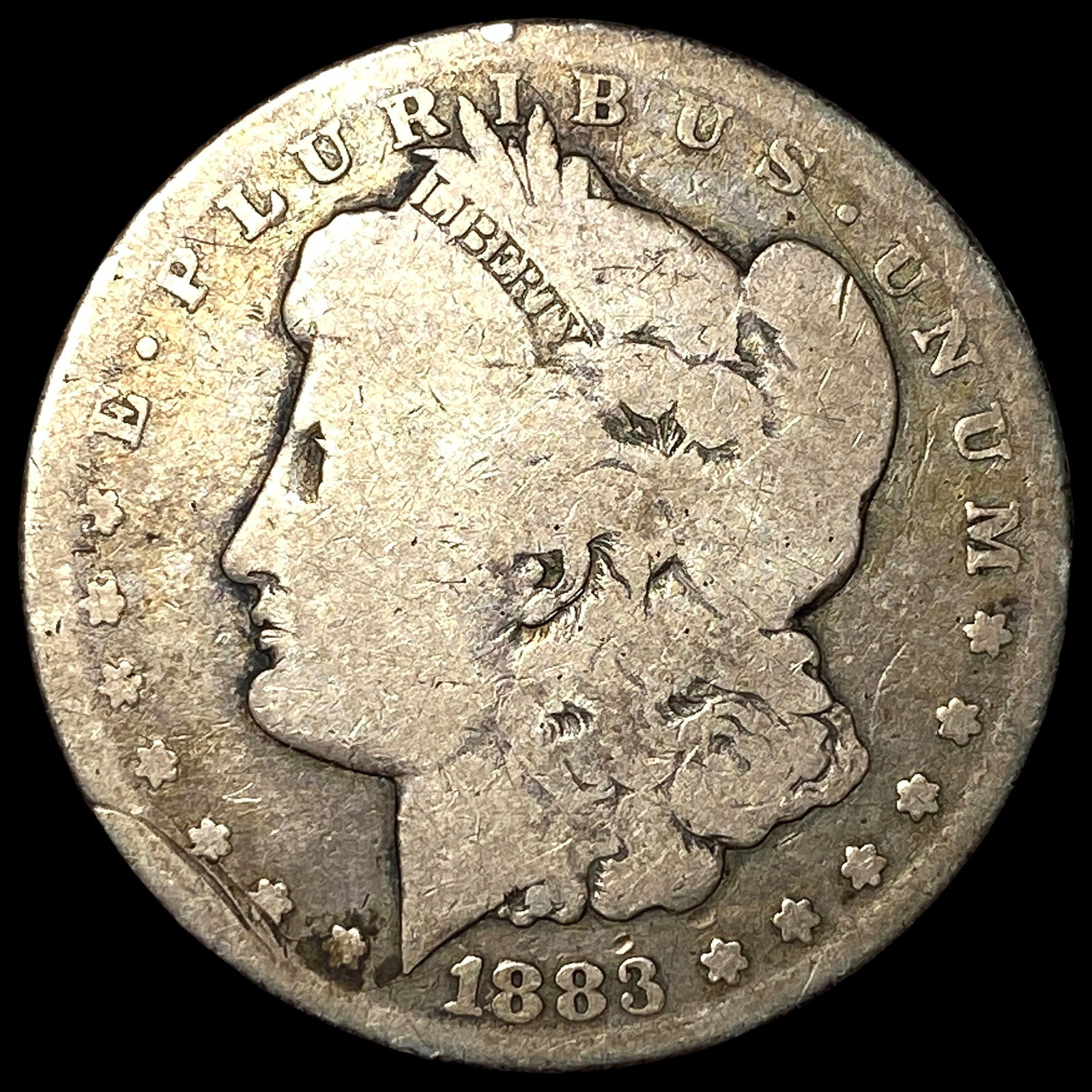 1883-CC Silver Morgan Dollar NICELY CIRCULATED: 1883-CC Silver Morgan Dollar NICELY CIRCULATED