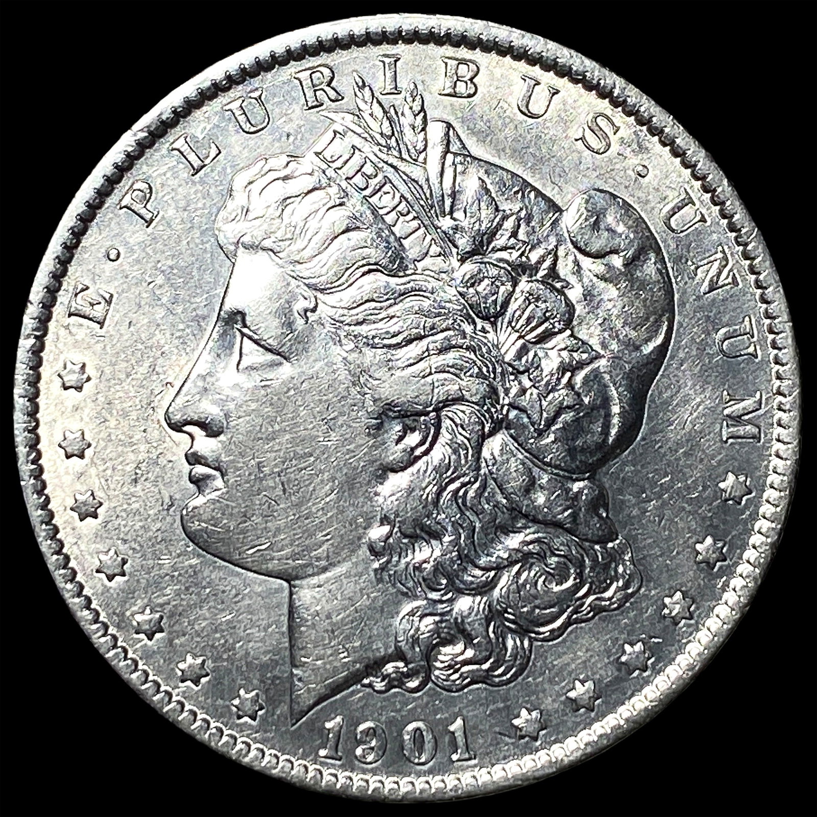 1901 Morgan Silver Dollar CLOSELY UNCIRCULATED: 1901 Morgan Silver Dollar CLOSELY UNCIRCULATED
