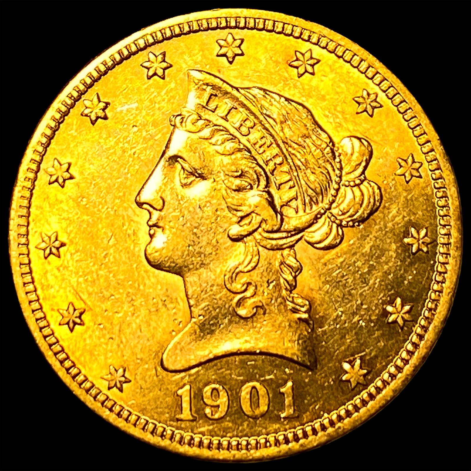 1901 Liberty Head $10 Eagle UNCIRCULATED (1 of 2)