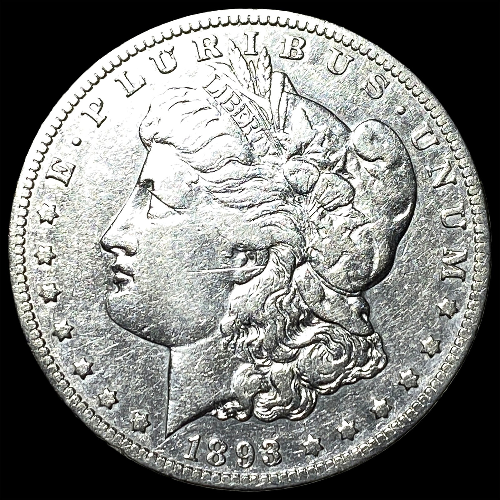 1893-O Silver Morgan Dollar NEARLY UNCIRCULATED: 1893-O Silver Morgan Dollar NEARLY UNCIRCULATED