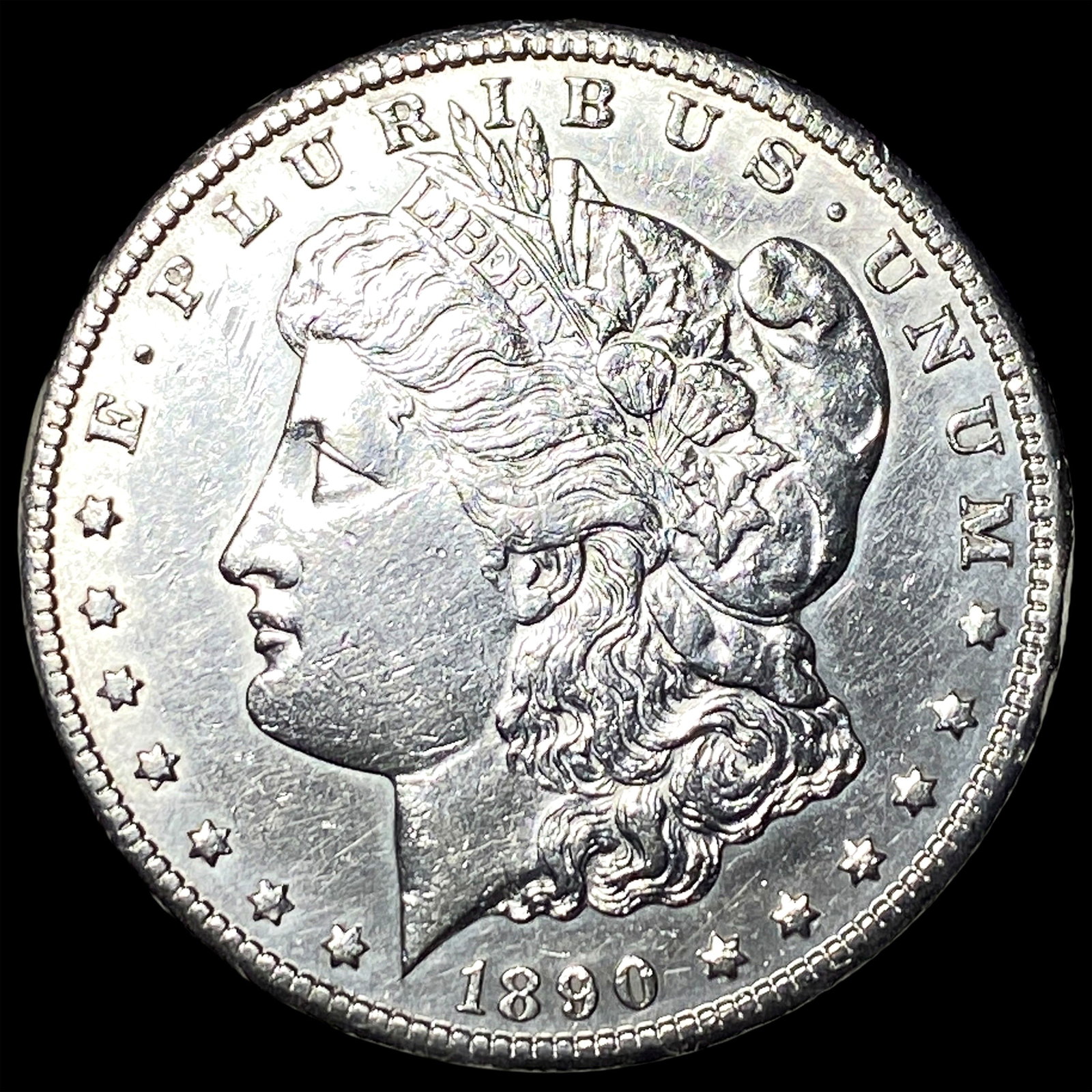 1890-CC Silver Morgan Dollar UNCIRCULATED: 1890-CC Silver Morgan Dollar UNCIRCULATED
