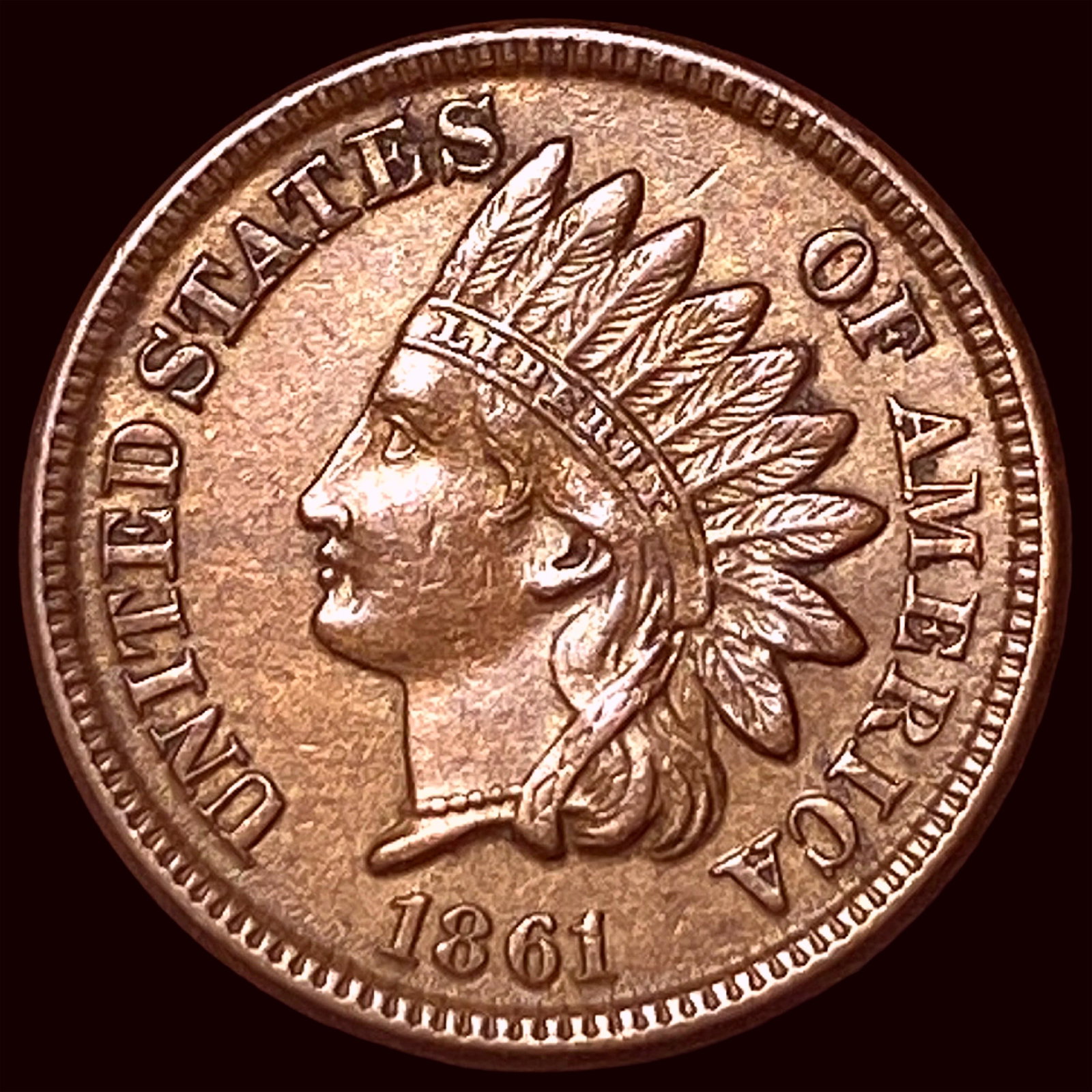 1861 Indian Head Cent UNCIRCULATED: 1861 Indian Head Cent UNCIRCULATED