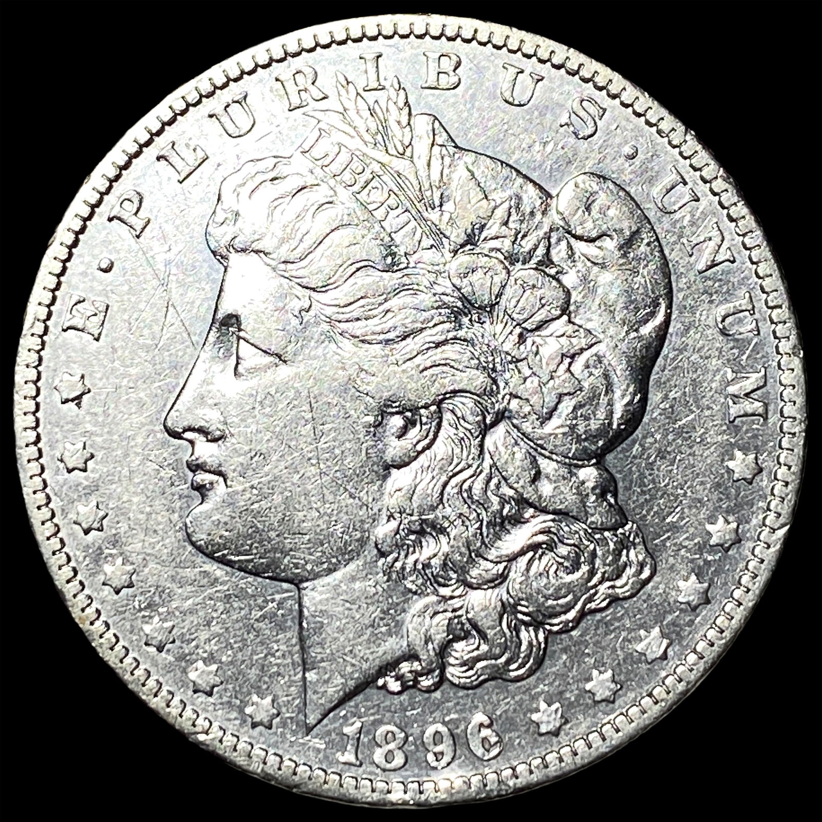 1896-O Silver Morgan Dollar CLOSELY UNCIRCULATED: 1896-O Silver Morgan Dollar CLOSELY UNCIRCULATED