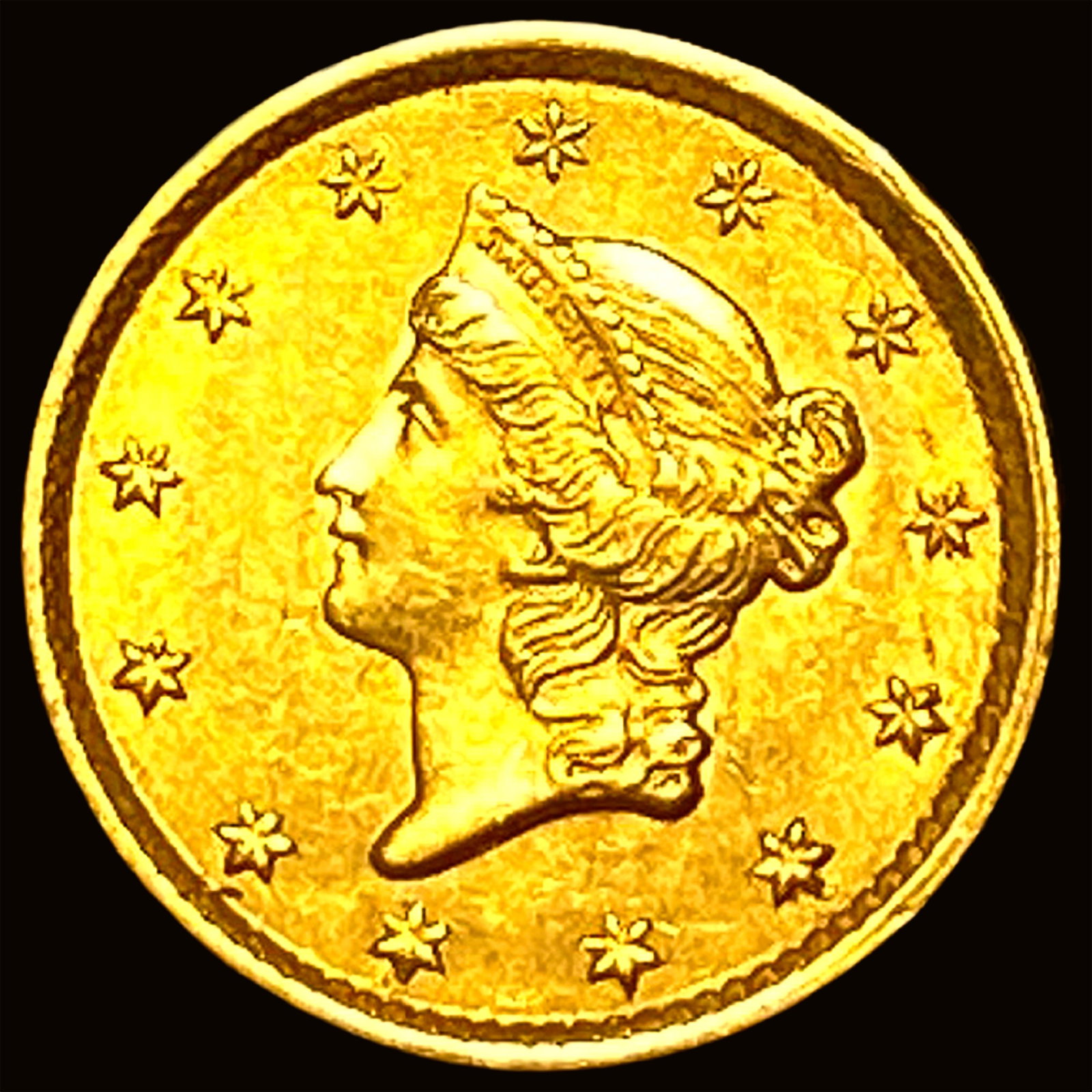 1852 Gold $1 Type 1 UNCIRCULATED (1 of 2)