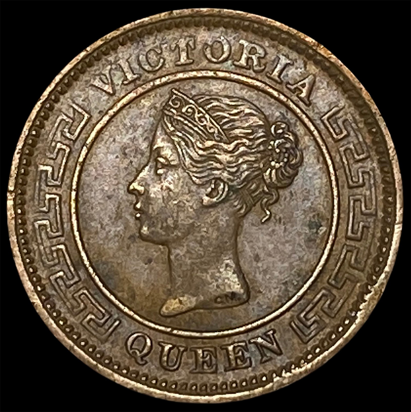 1901 Ceylon Copper 1/4 Cent: 1901 Ceylon Copper 1/4 Cent