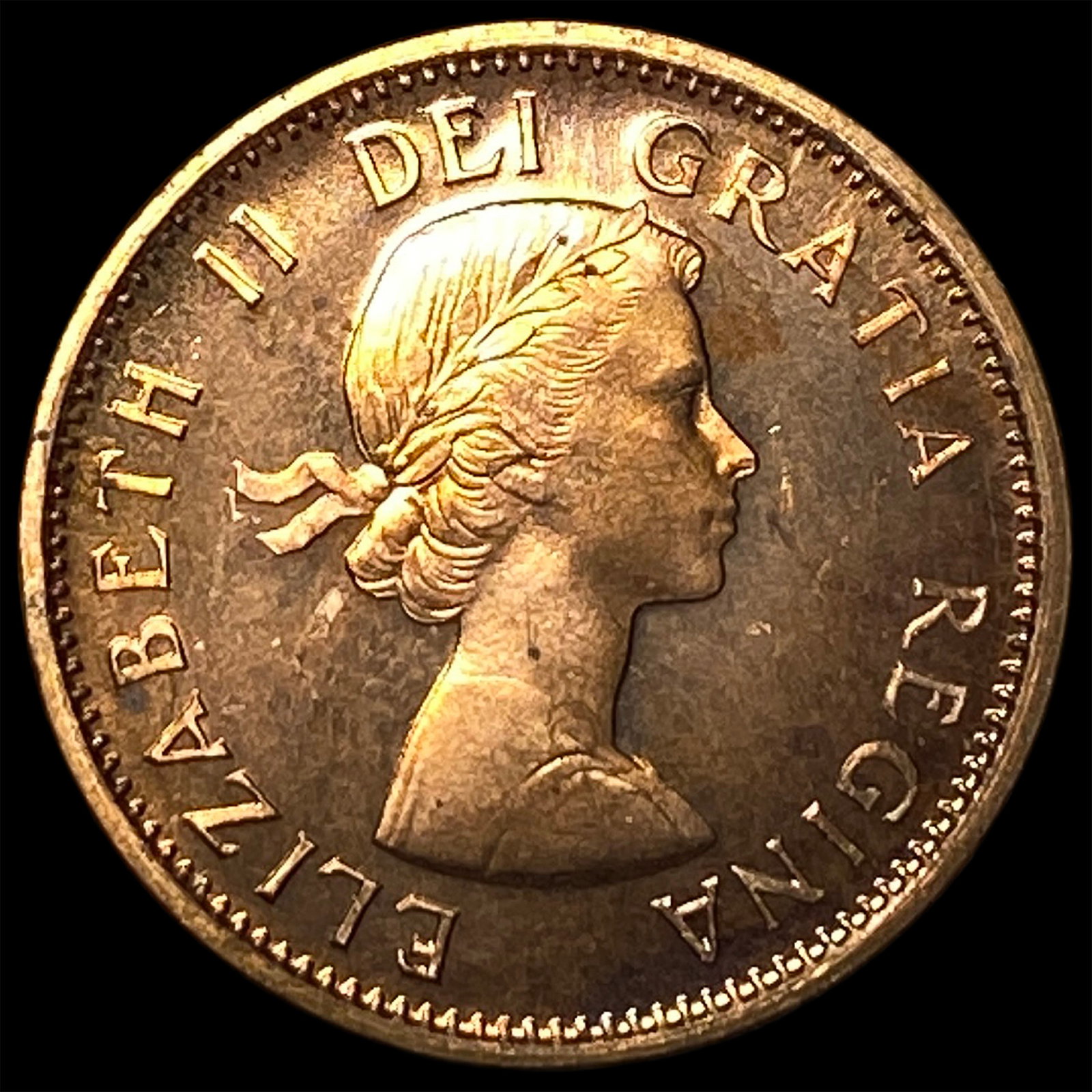 1959 Canada Bronze 1 Cent: 1959 Canada Bronze 1 Cent