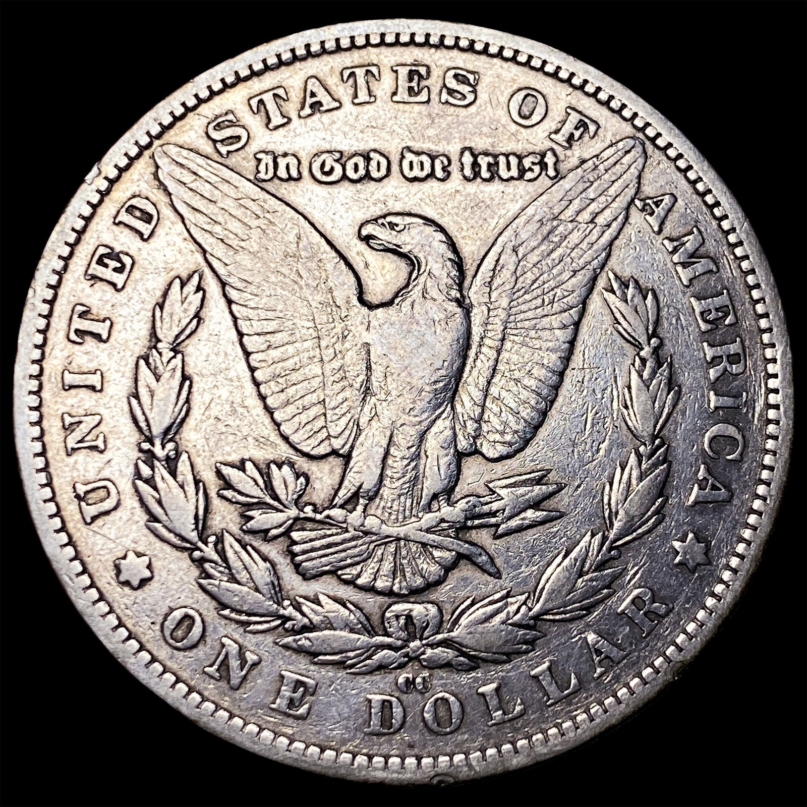 1880-CC Silver Morgan Dollar LIGHTLY CIRCULATED - 2