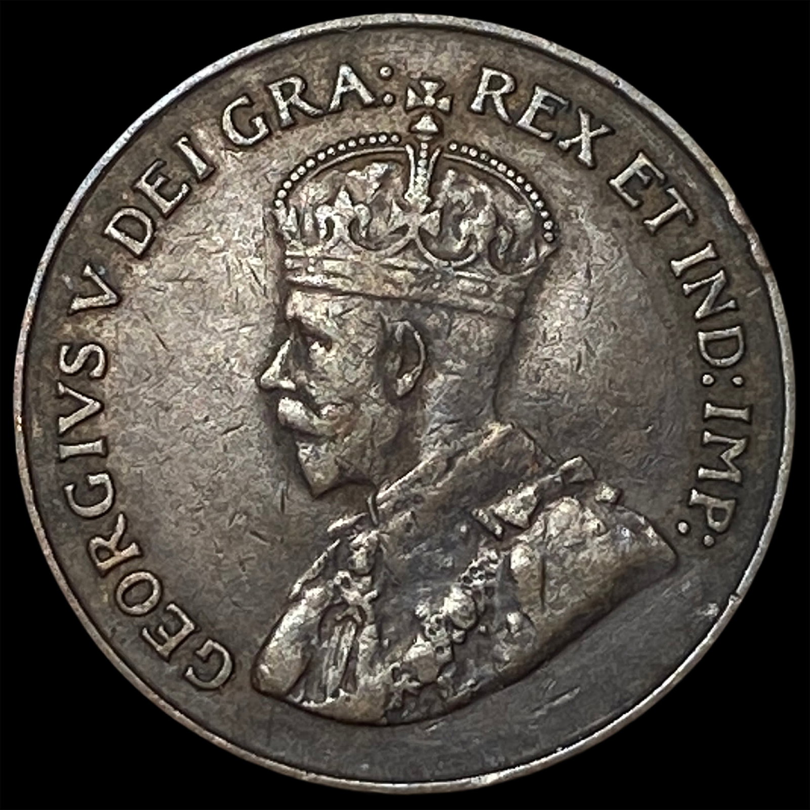 1921 Canada Bronze 1 Cent: 1921 Canada Bronze 1 Cent