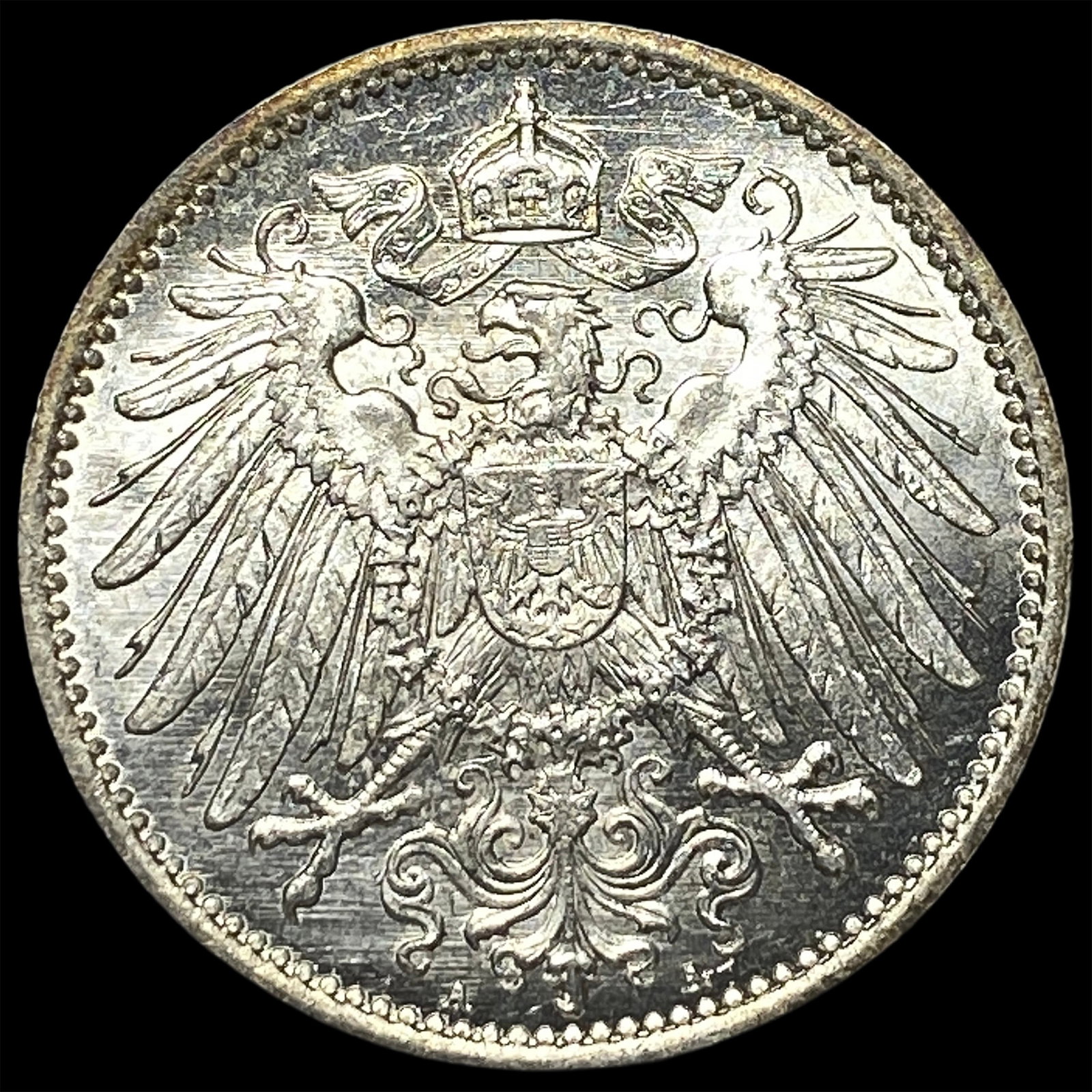 1915A Germany Silver 1 Mark: 1915A Germany Silver 1 Mark