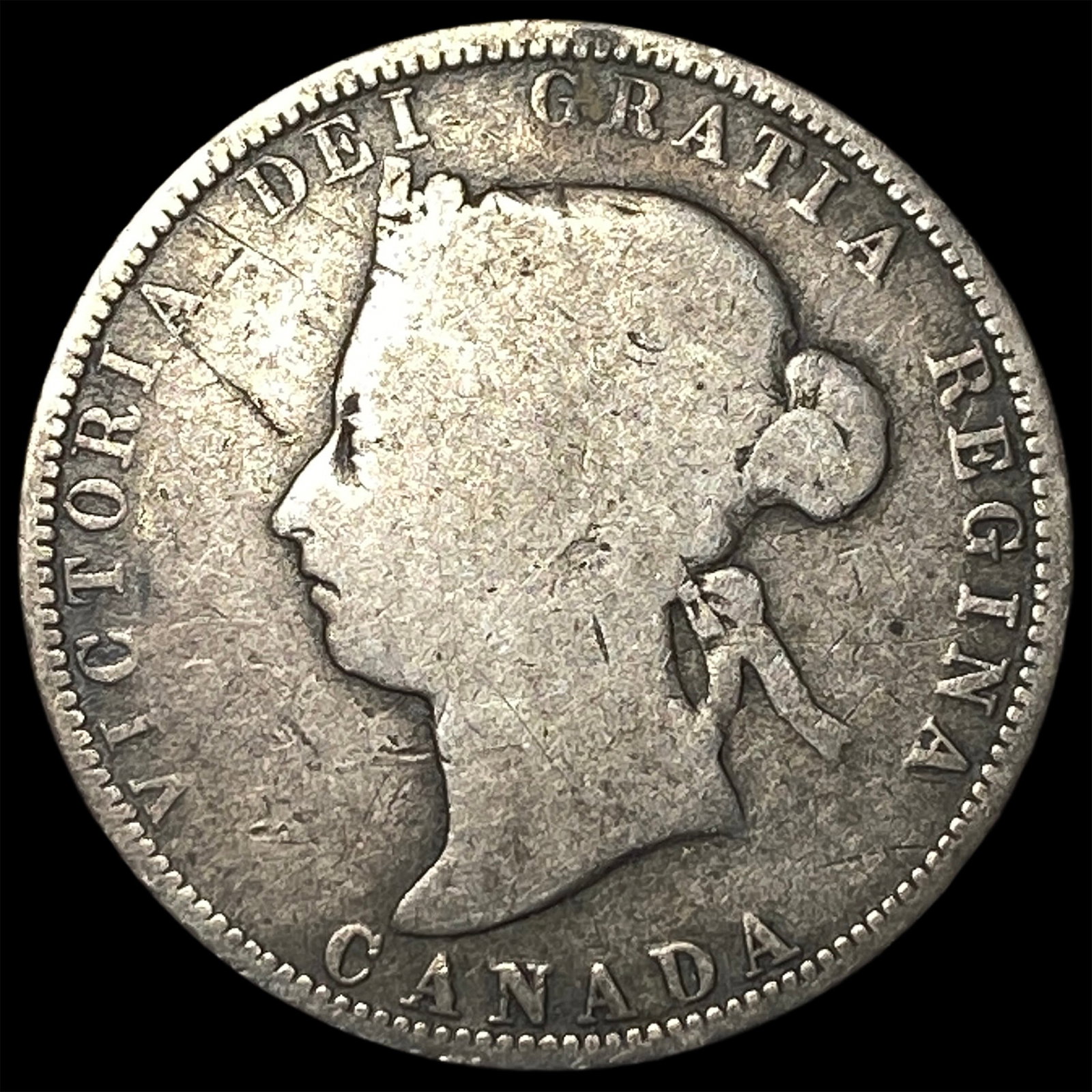 1886 Canada Silver 25 Cents (1 of 2)