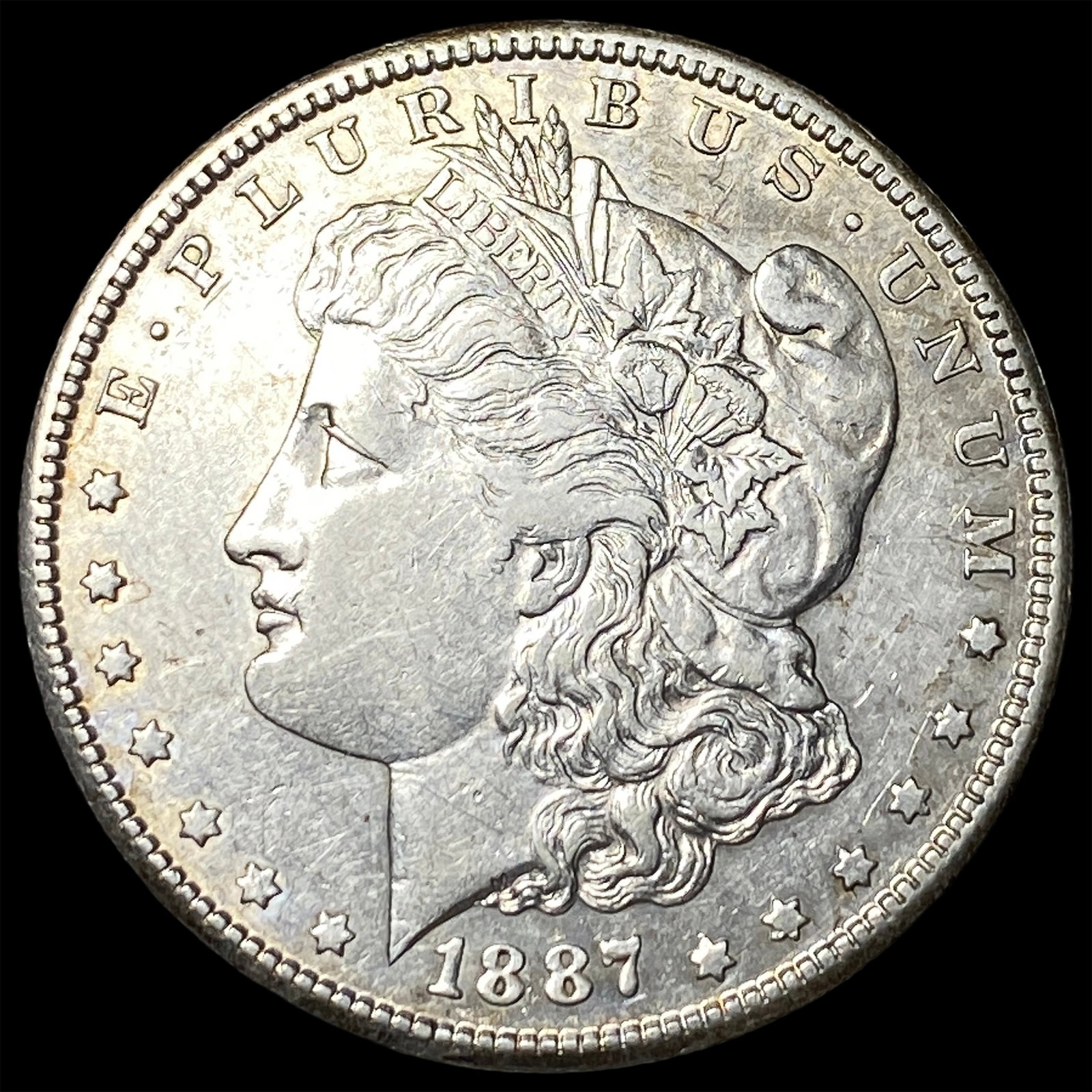 1887-S Silver Morgan Dollar CHOICE AU (1 of 2)