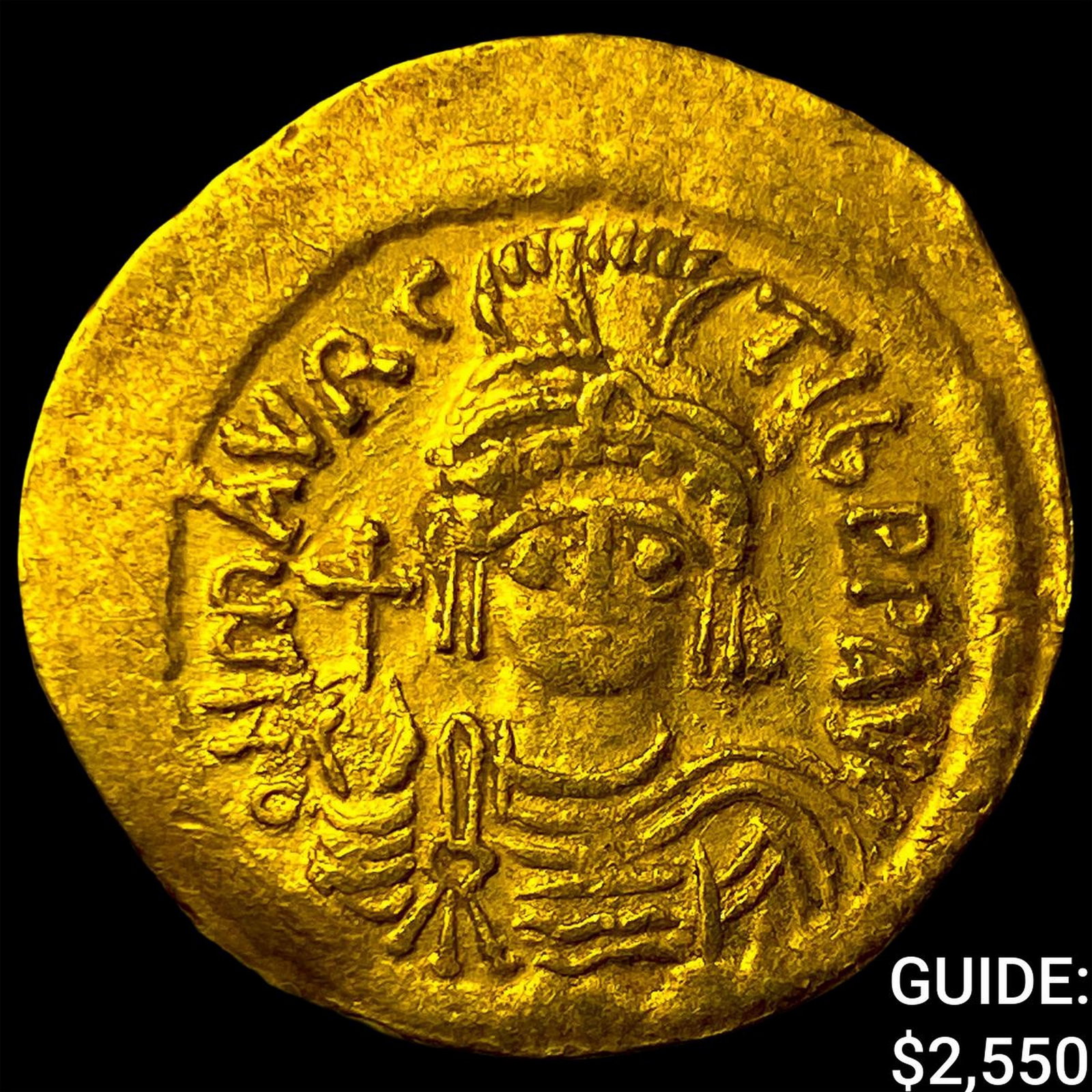 Byzantine Maurice Tiberius 578-602 Gold Solidus (1 of 2)