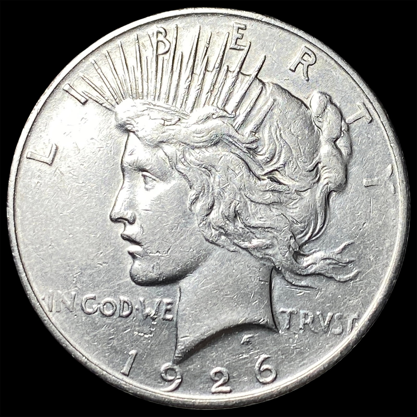 1926-D Peace Silver Dollar CLOSELY UNCIRCULATED: 1926-D Peace Silver Dollar CLOSELY UNCIRCULATED